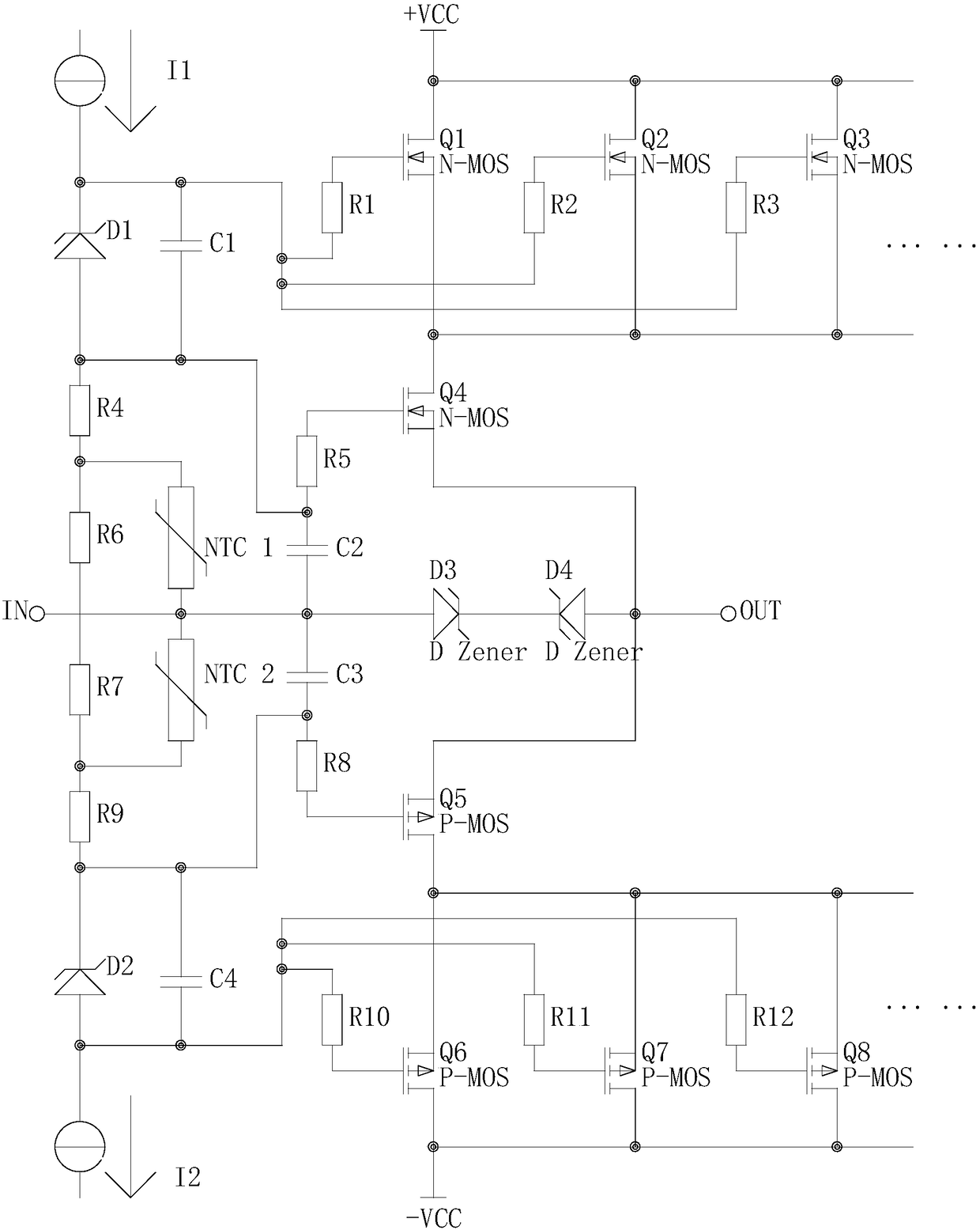 A Complementary Output Circuit of High Power Field Effect Transistor without Source Resistor