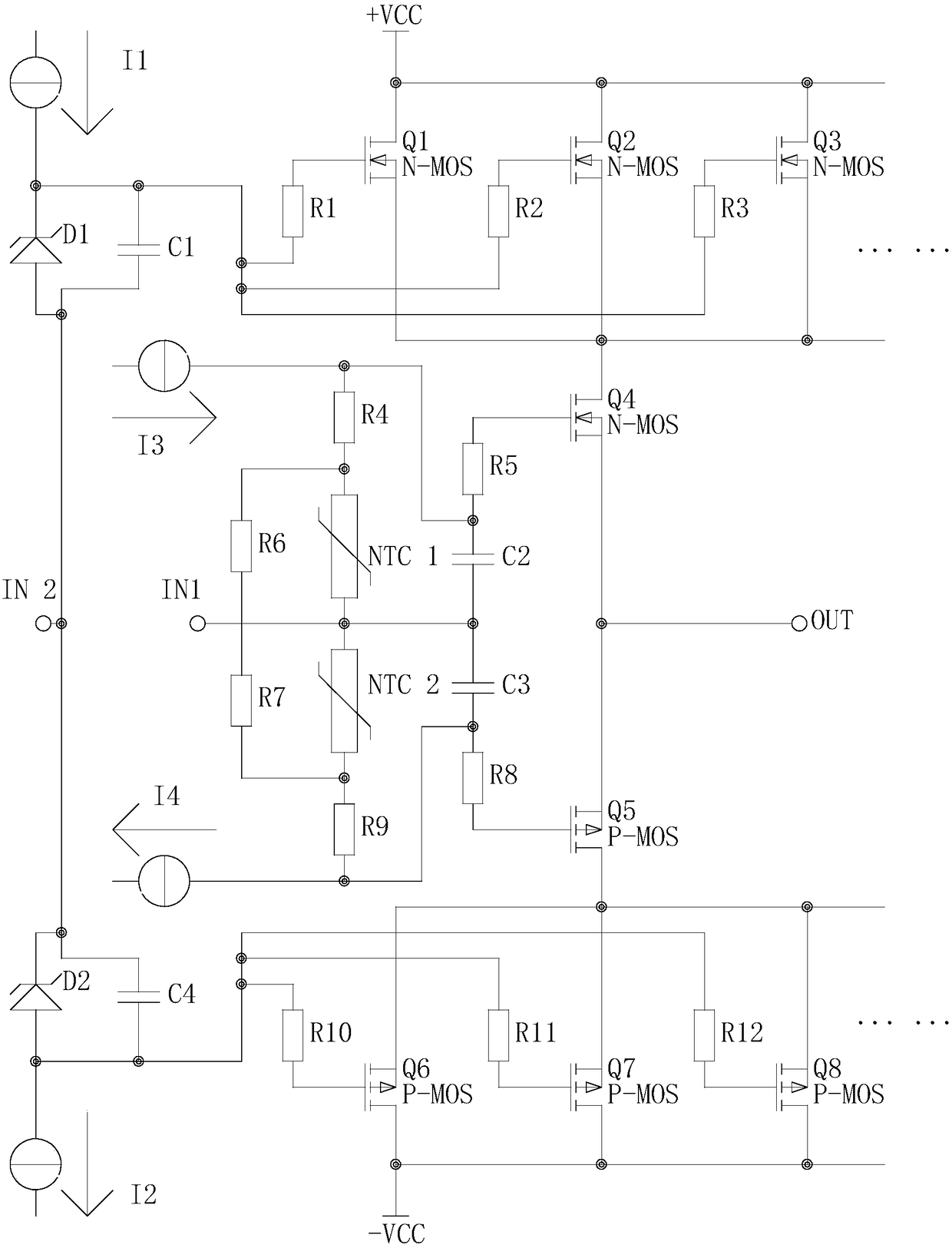 A Complementary Output Circuit of High Power Field Effect Transistor without Source Resistor