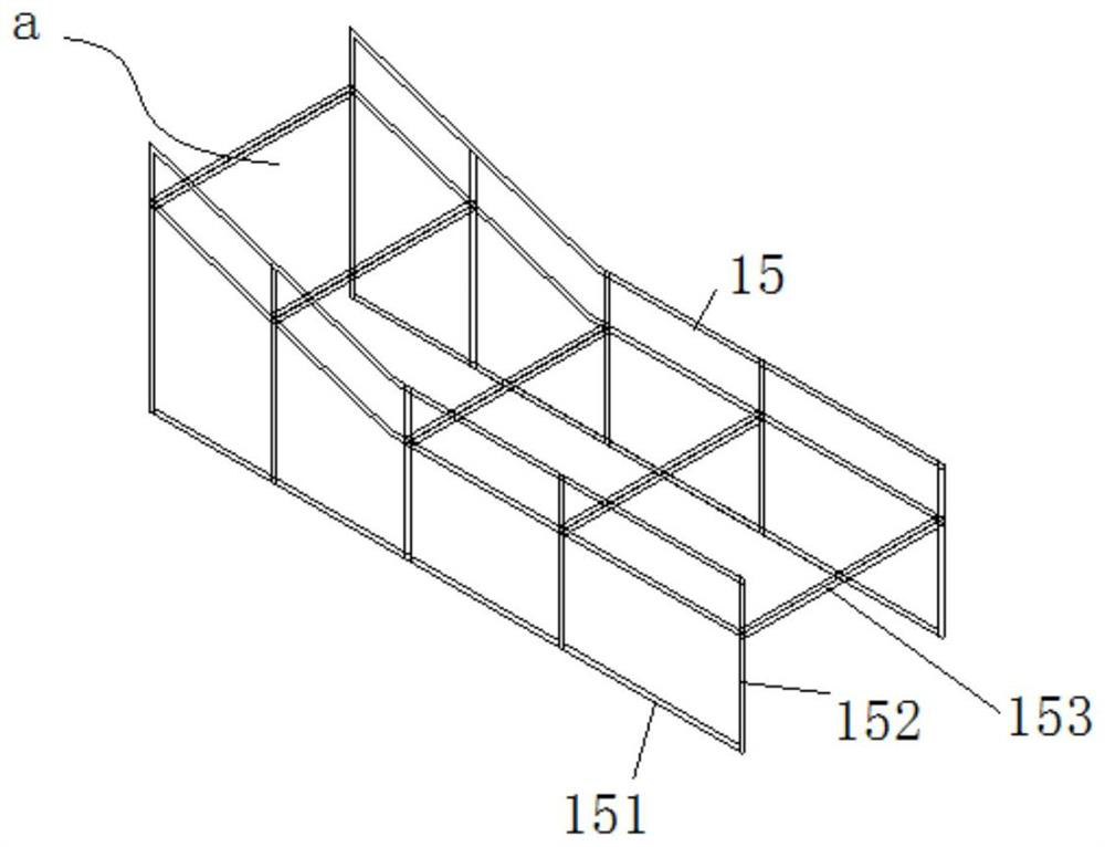 Construction method for modular prefabrication and interval hoisting of arc-shaped cornice