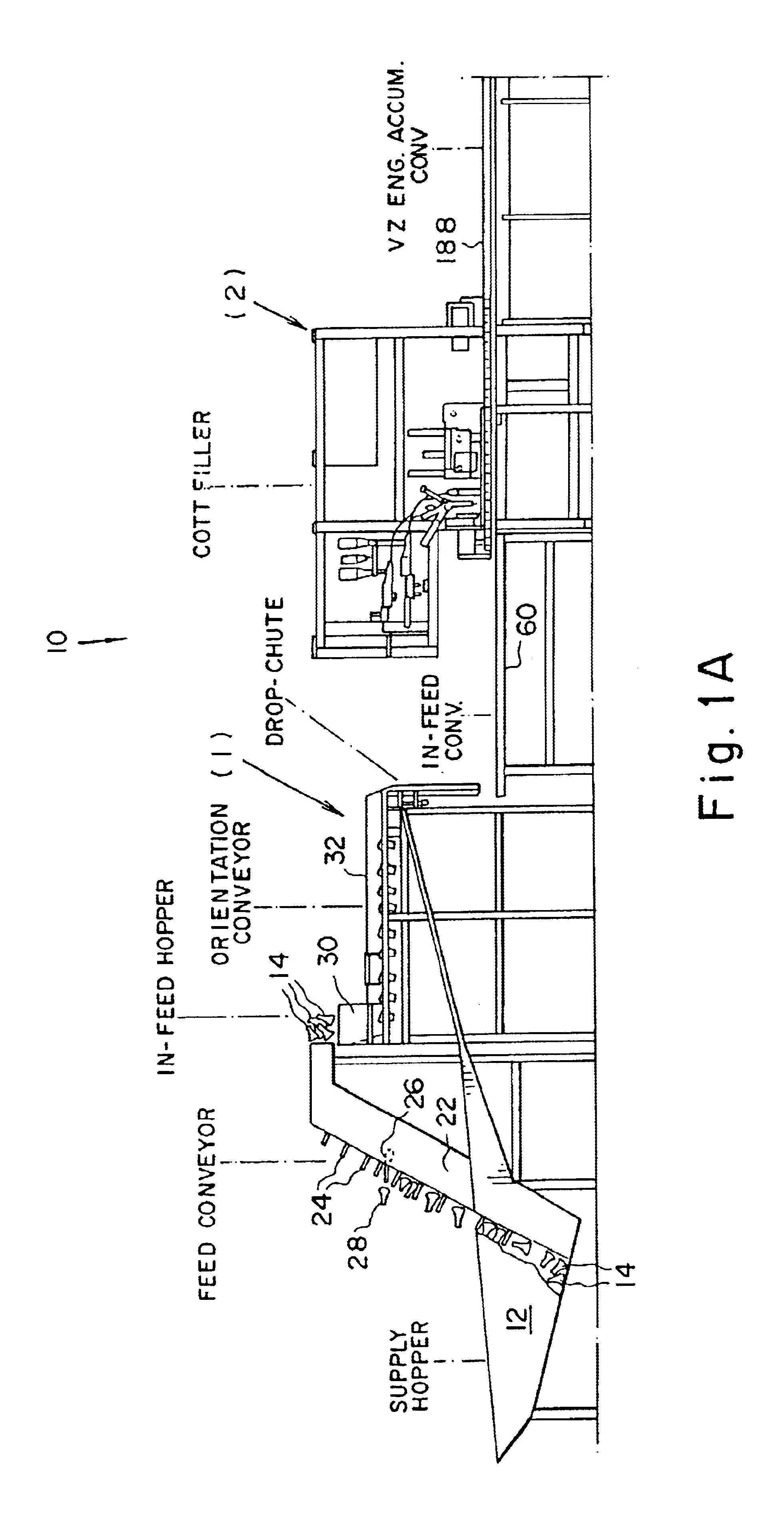 System and apparatus for an automated container filling production line
