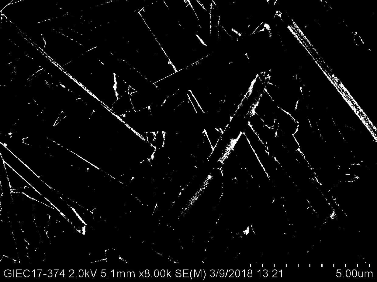 Layered double hydroxide LDH-I2-(NO3)2 whisker as well as preparation method and application thereof