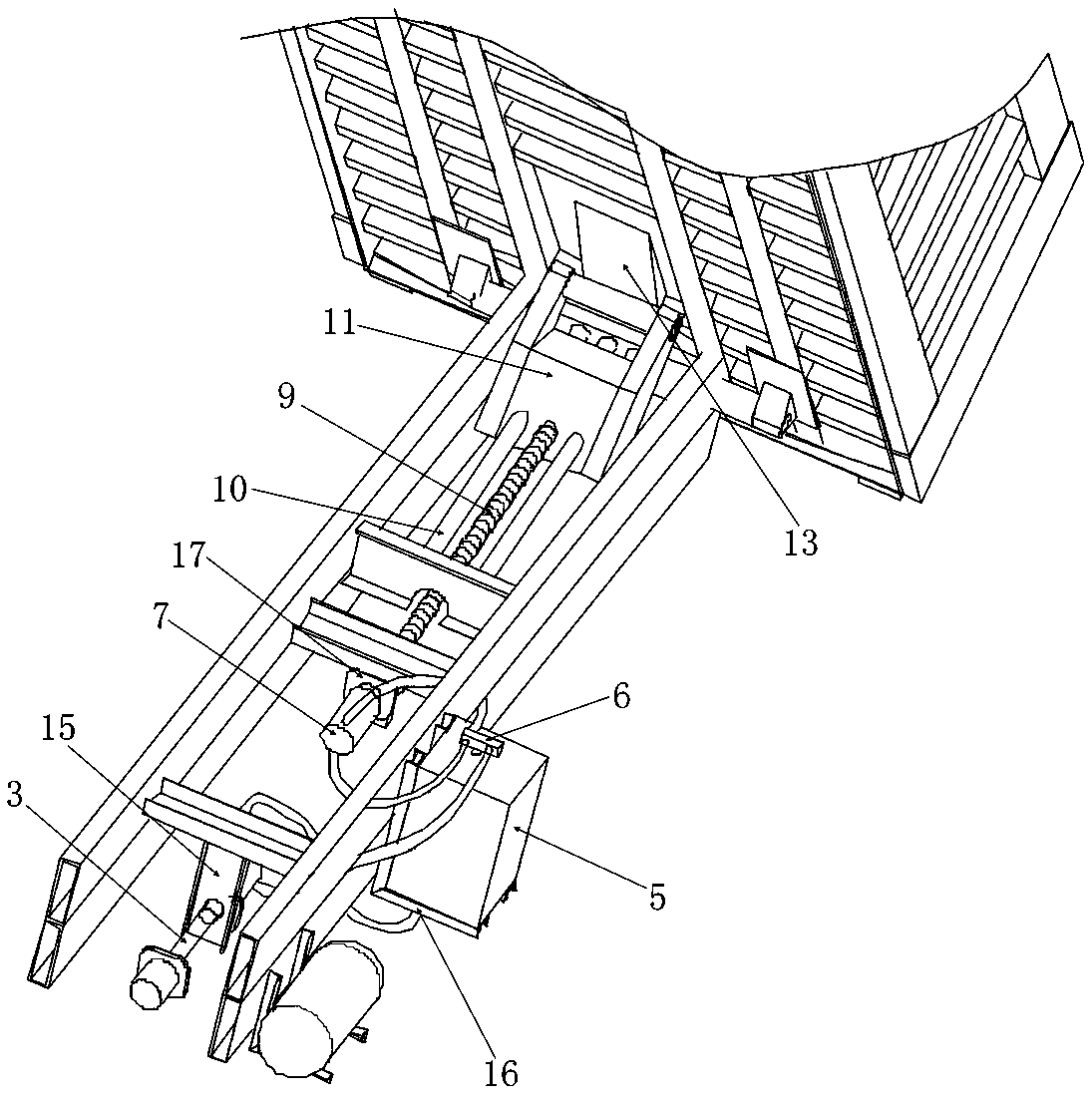 Dump Truck Screw Lifting System