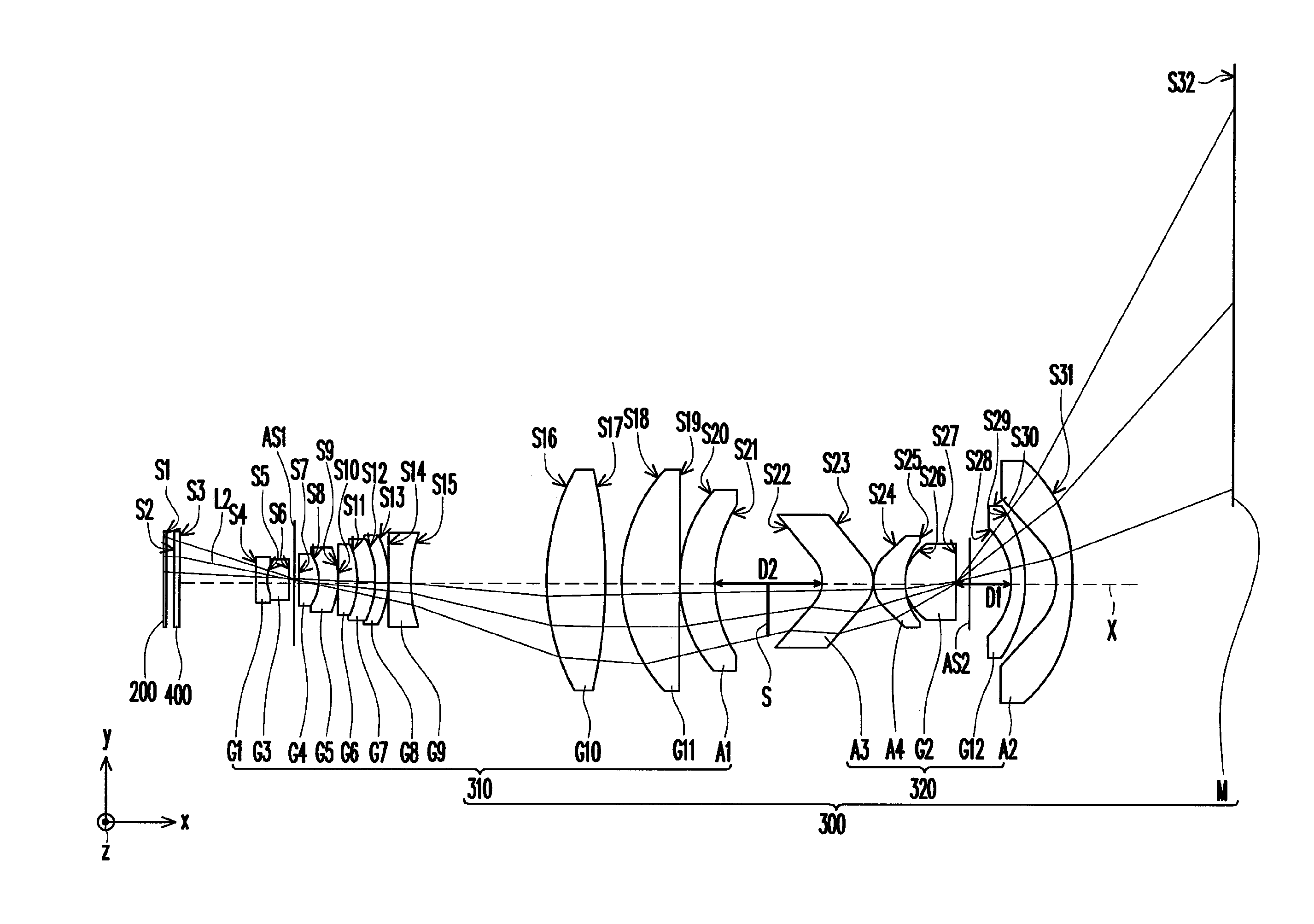 Projection lens and projection device