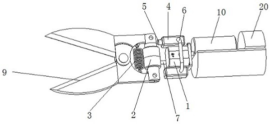 Hydraulic shear structure