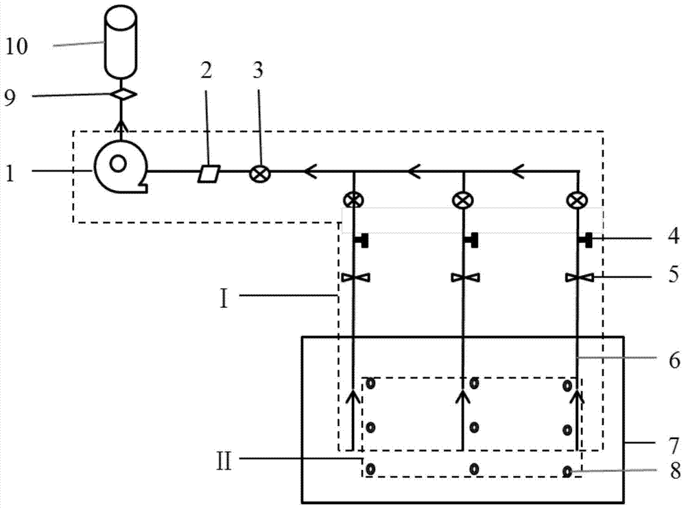 A device and method for ectopic biopile gas phase extraction-biological ventilation repair of organic contaminated soil