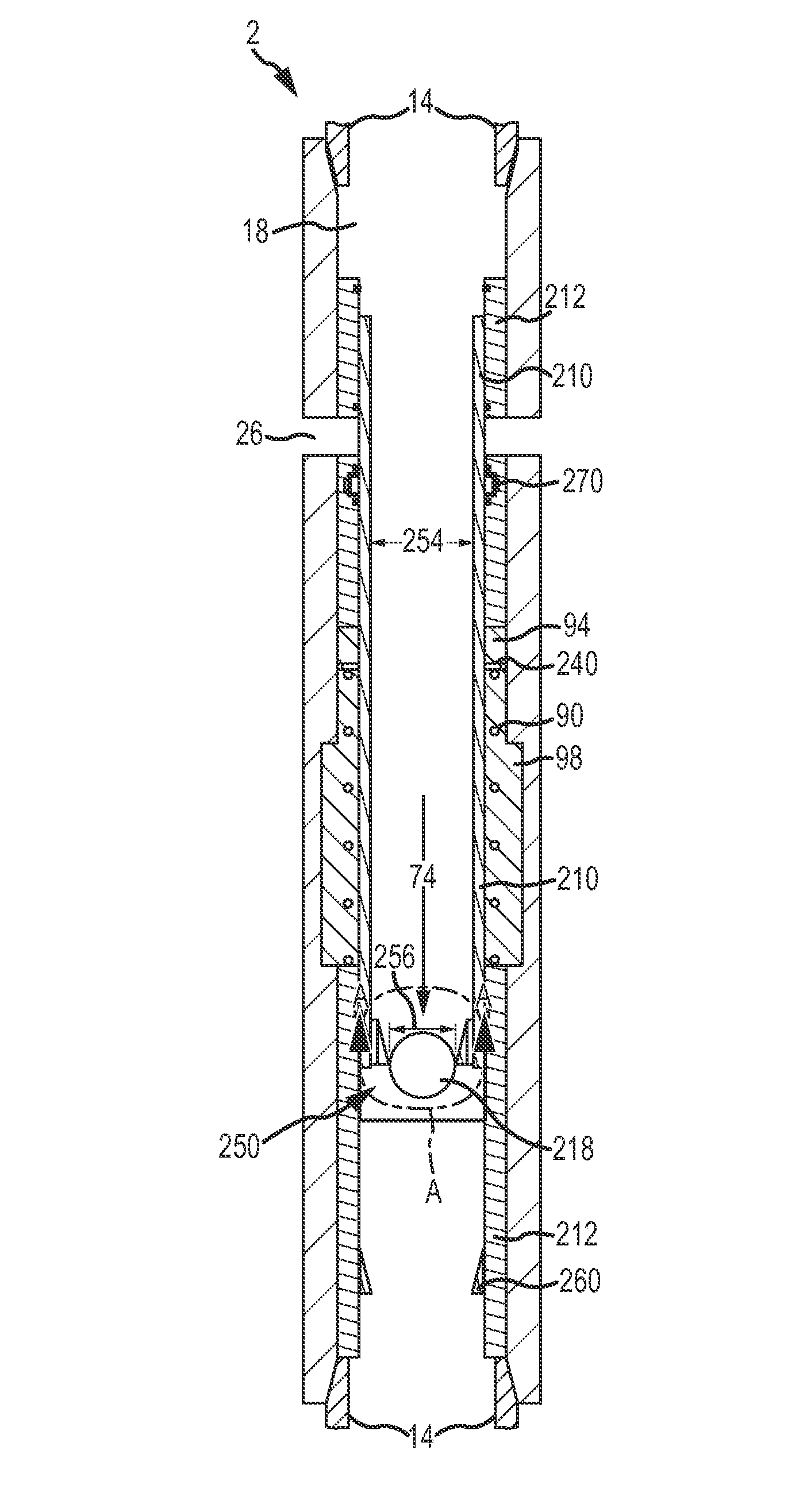 Downhole tools and methods for selectively accessing a tubular annulus of a wellbore