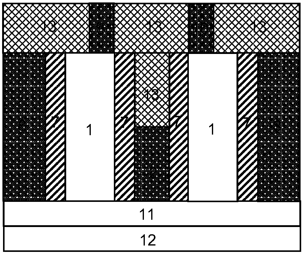 Inverted U gate auxiliary control double-side gate main control bidirectional tunneling transistor and manufacturing method thereof