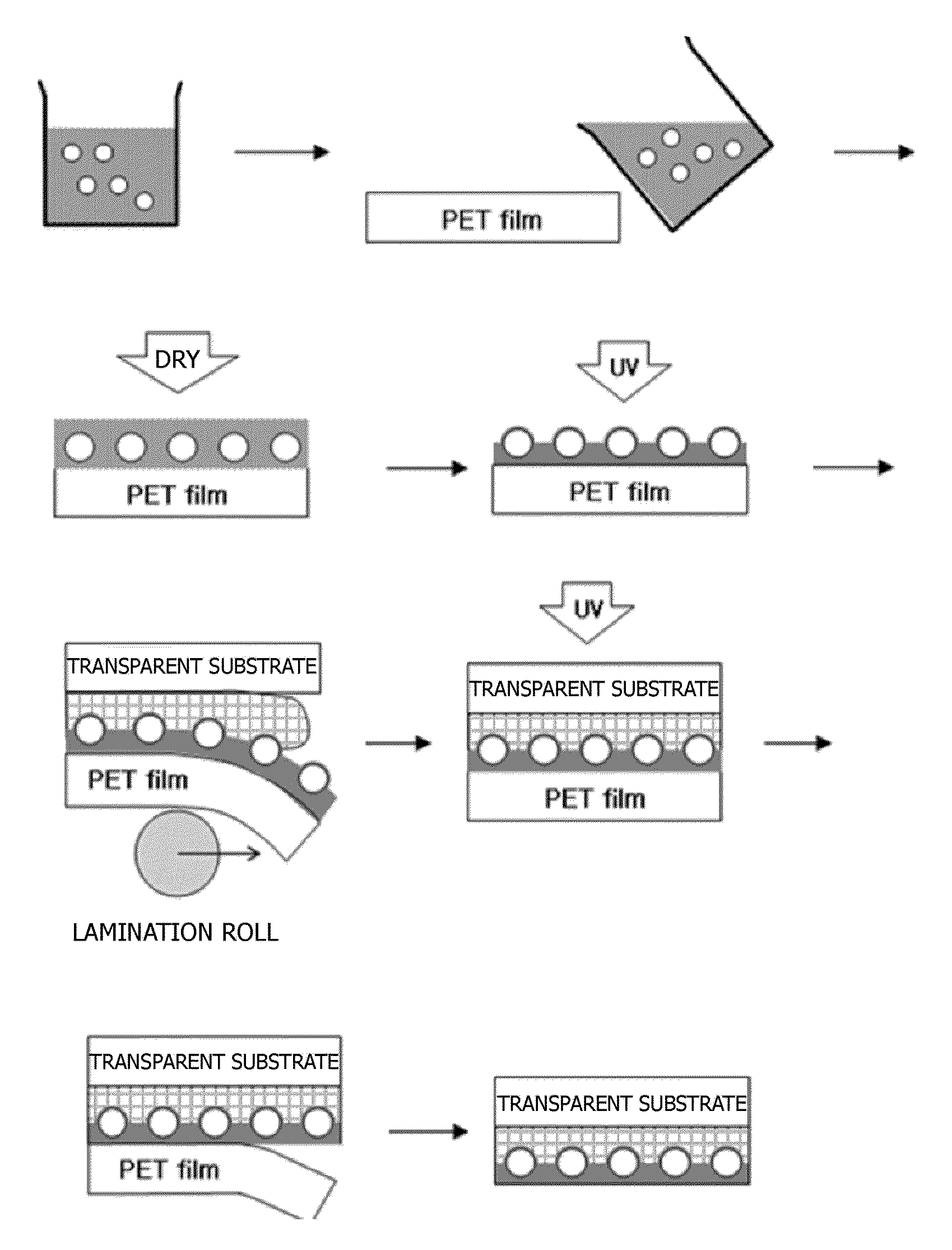 Substrate for an organic light-emitting device and method for manufacturing the same