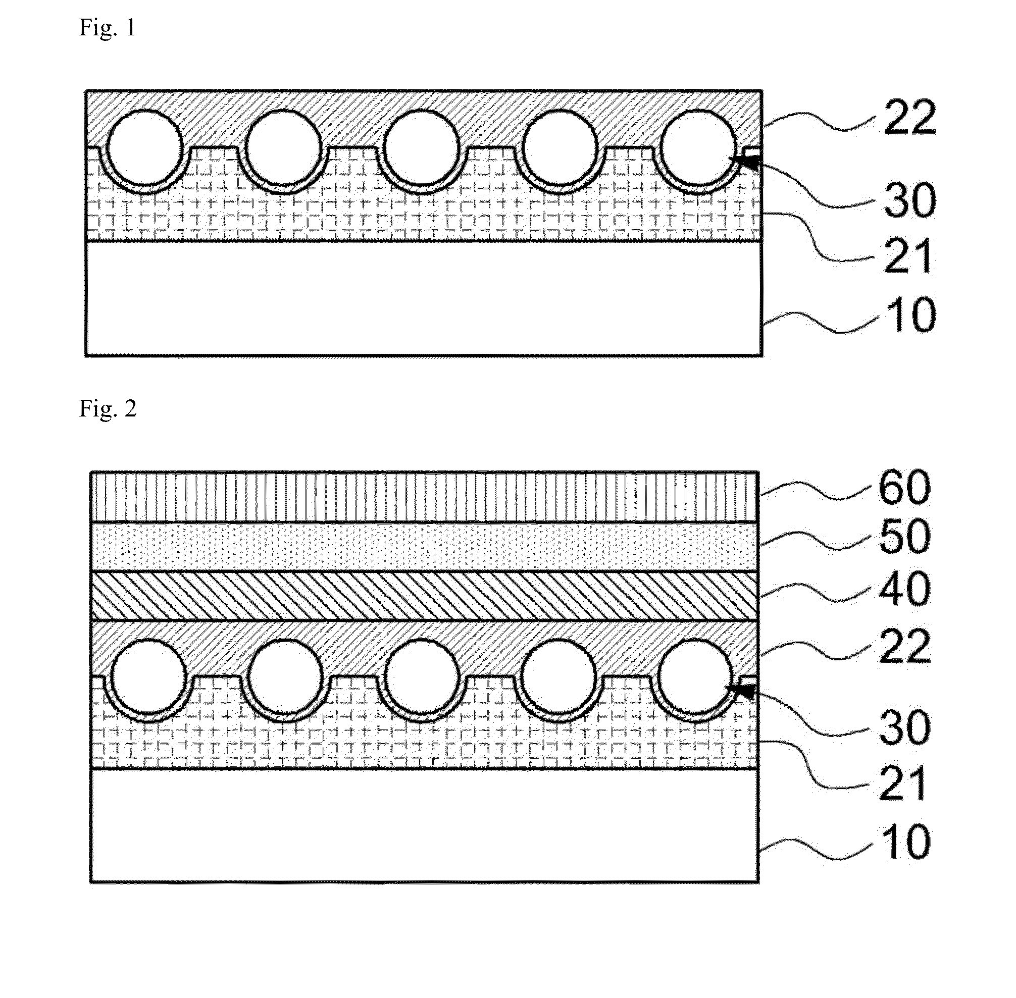 Substrate for an organic light-emitting device and method for manufacturing the same