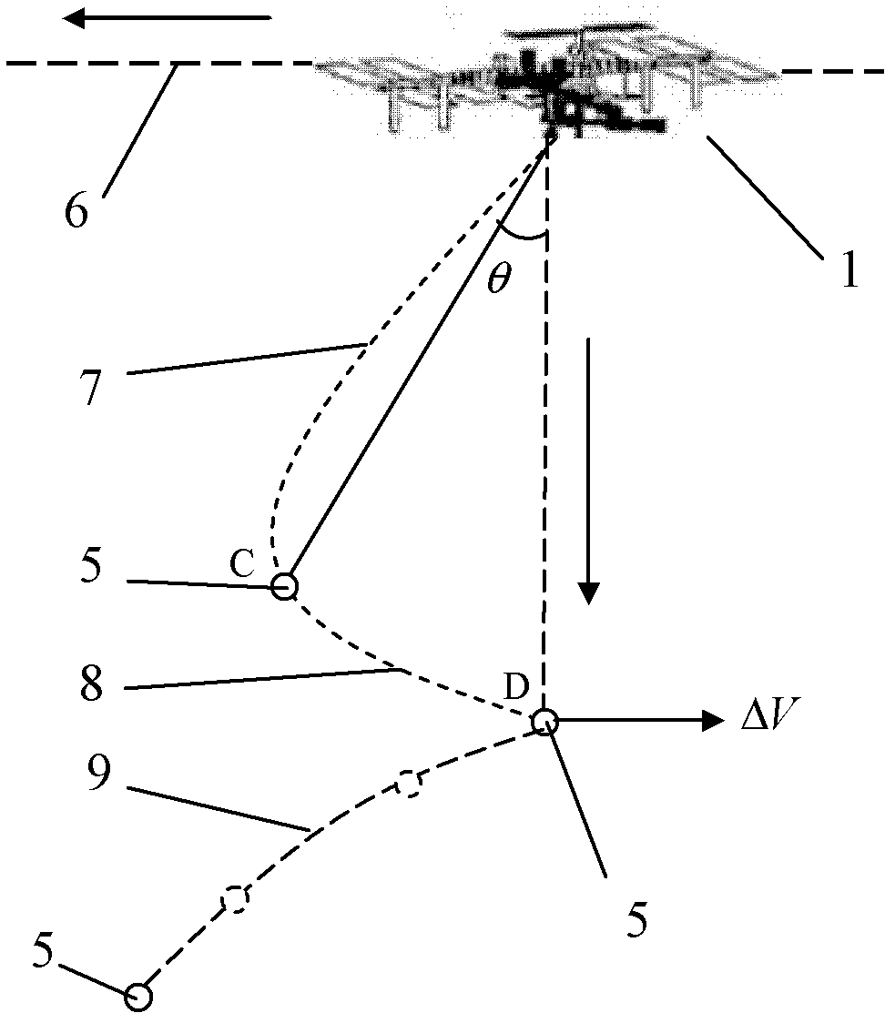 Method for returning payloads in space station with assistance of unpowered cable