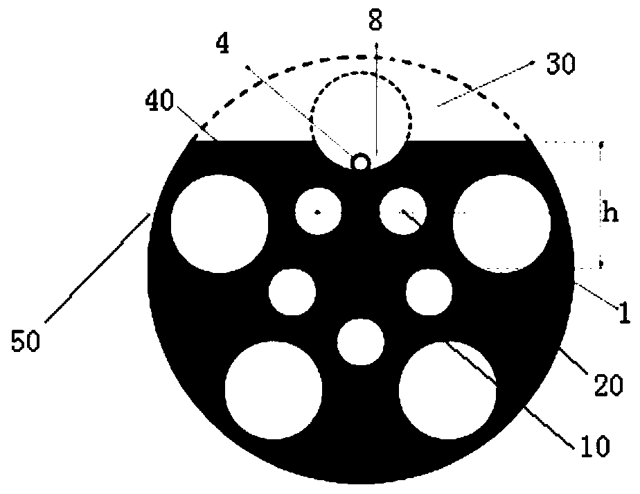 A Photonic Crystal Fiber Sensor with Pentagonal Arrangement