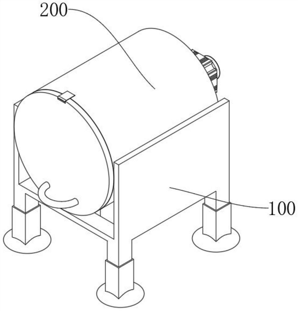 Cleaning device for processing artichoke stems and leaves based on spherical rolling