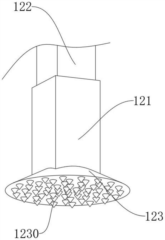 Cleaning device for processing artichoke stems and leaves based on spherical rolling