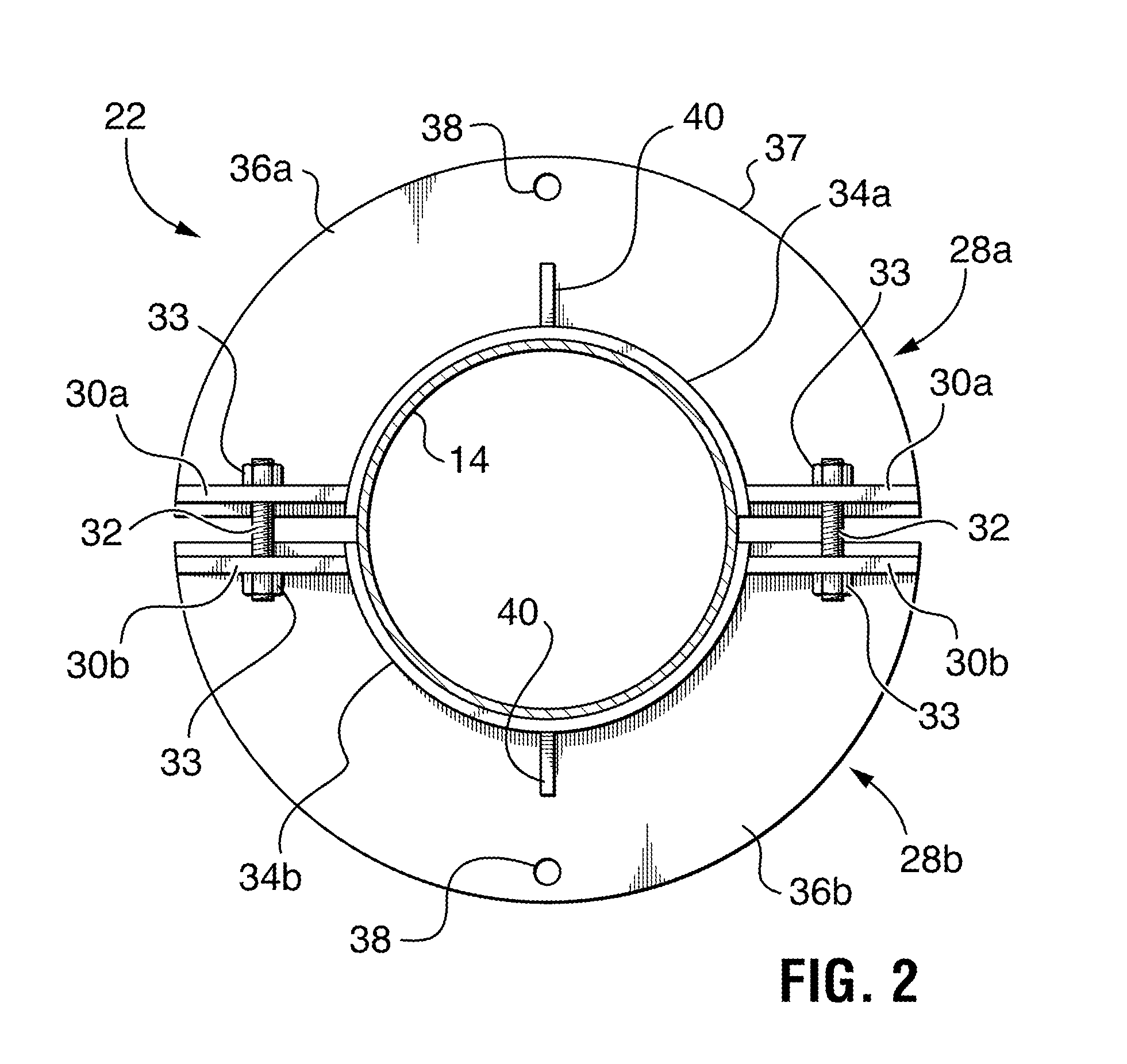 Apparatus and Method for Isolating or Testing a Pipe Segment with Axial Reinforcement