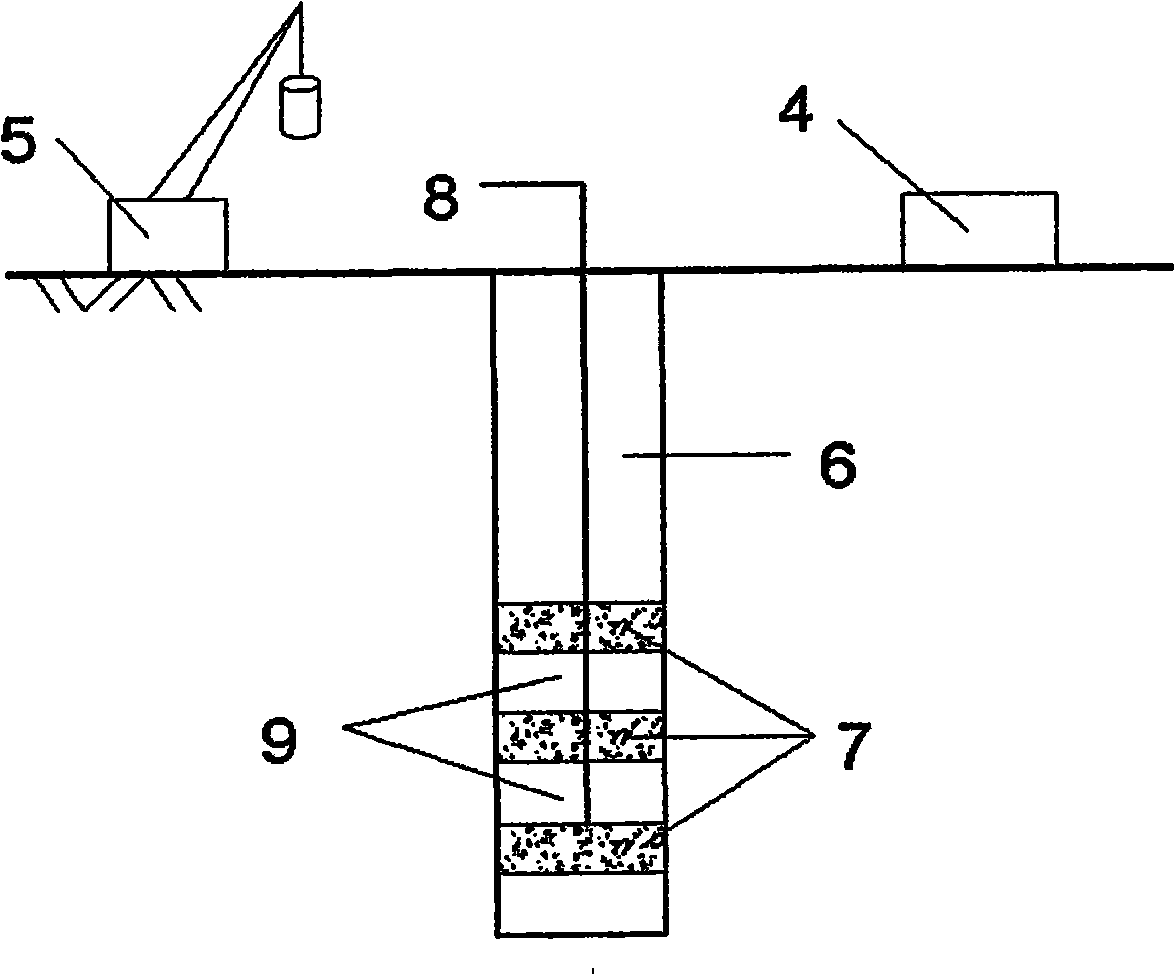 Foundation treatment method combining vibration ramming compaction at shallow layer and blasting compaction at deep layer with well-point dewatering