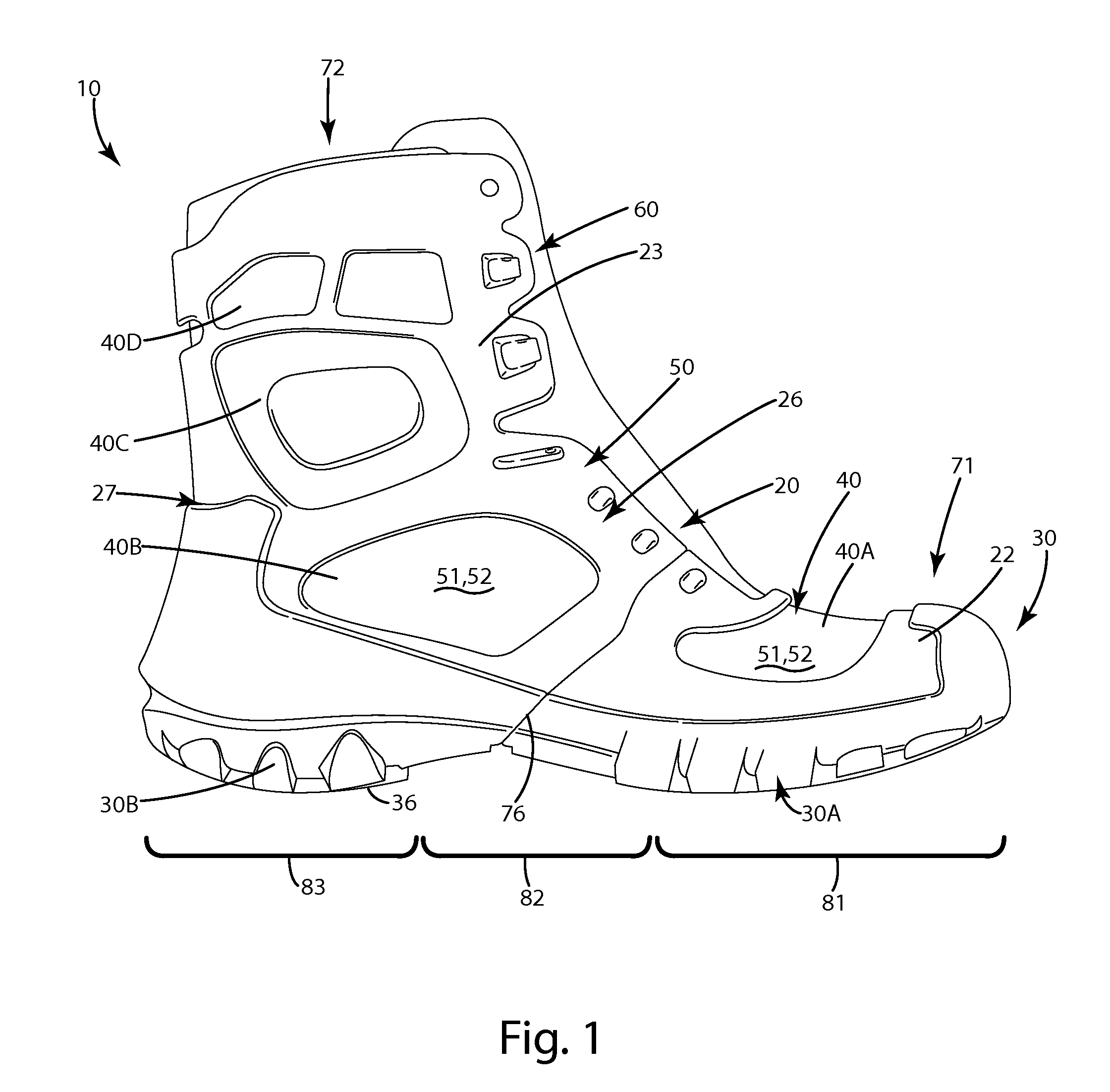 Injection molded footwear and related method of manufacture