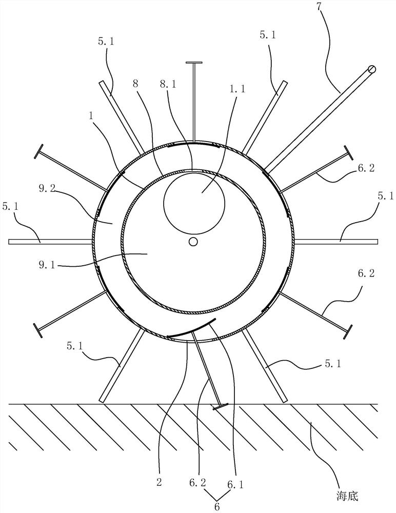 Bottom play streaming device and streaming method