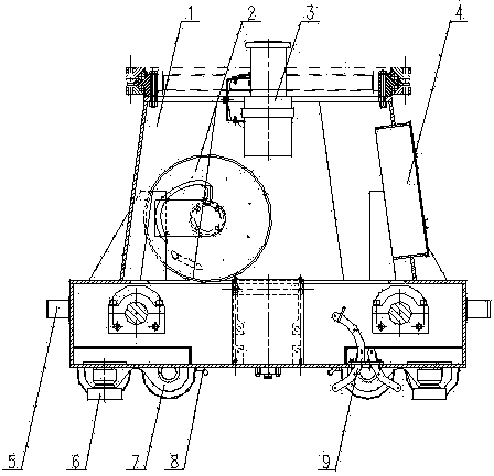 Walking mechanism for deck machine of naval architecture and ocean engineering