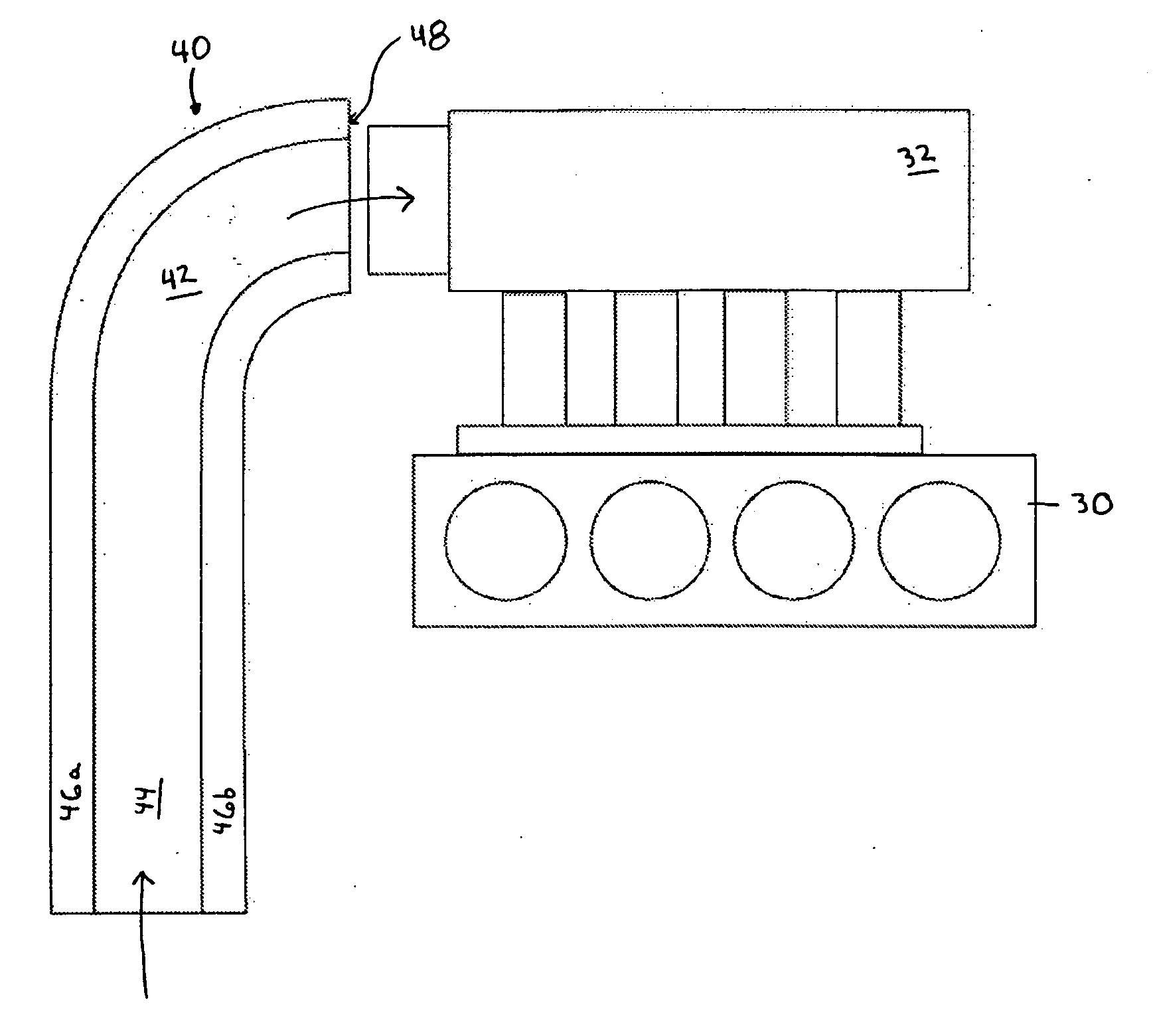 Gas directing system and method