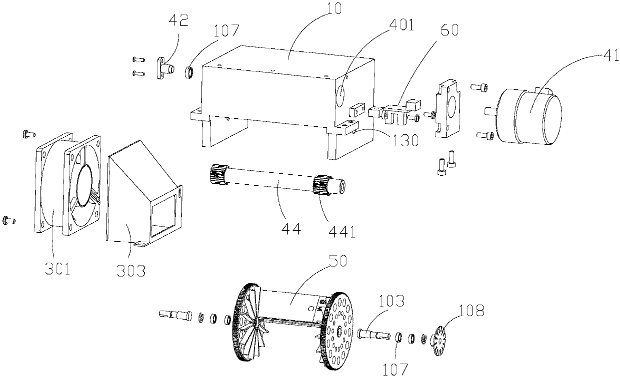 Slide drying device blood film manufacturing system