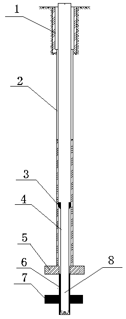 Reuse method of abandoned coalbed methane wells in goaf