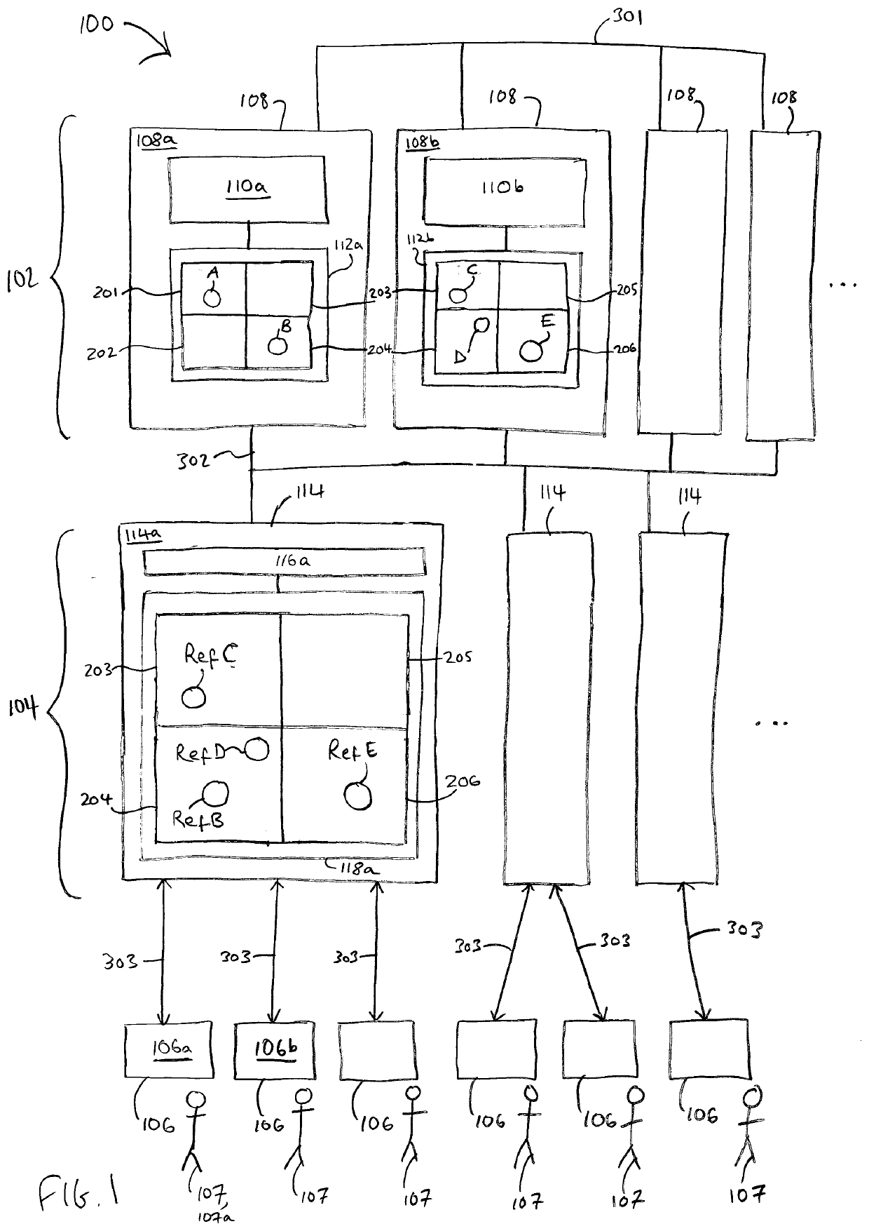 Server system for processing a virtual space