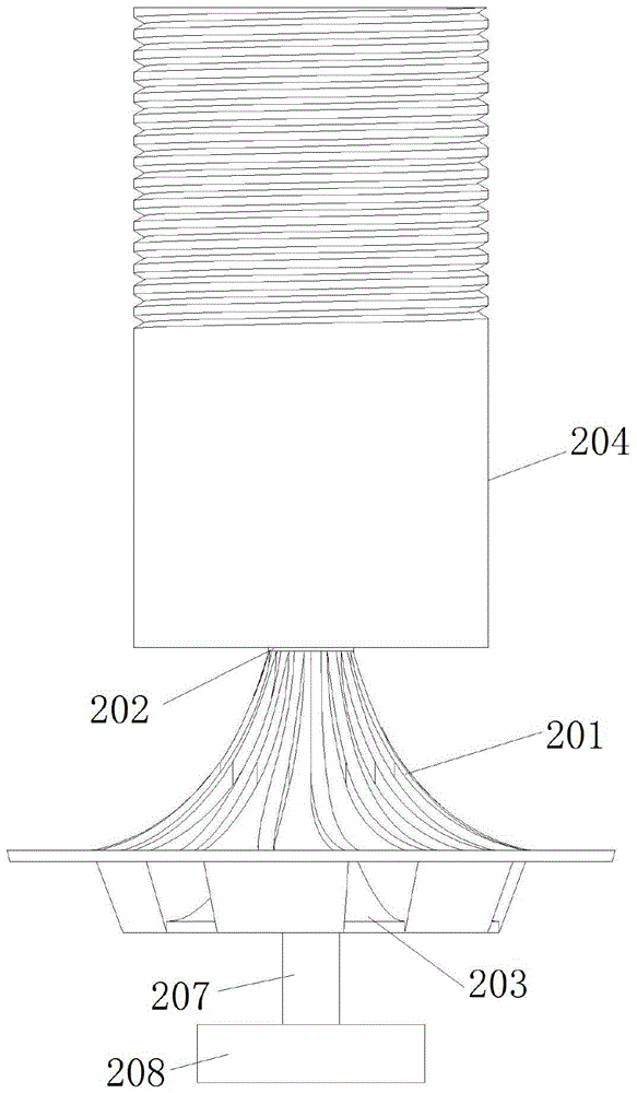 A water-driven double-rotating splash device