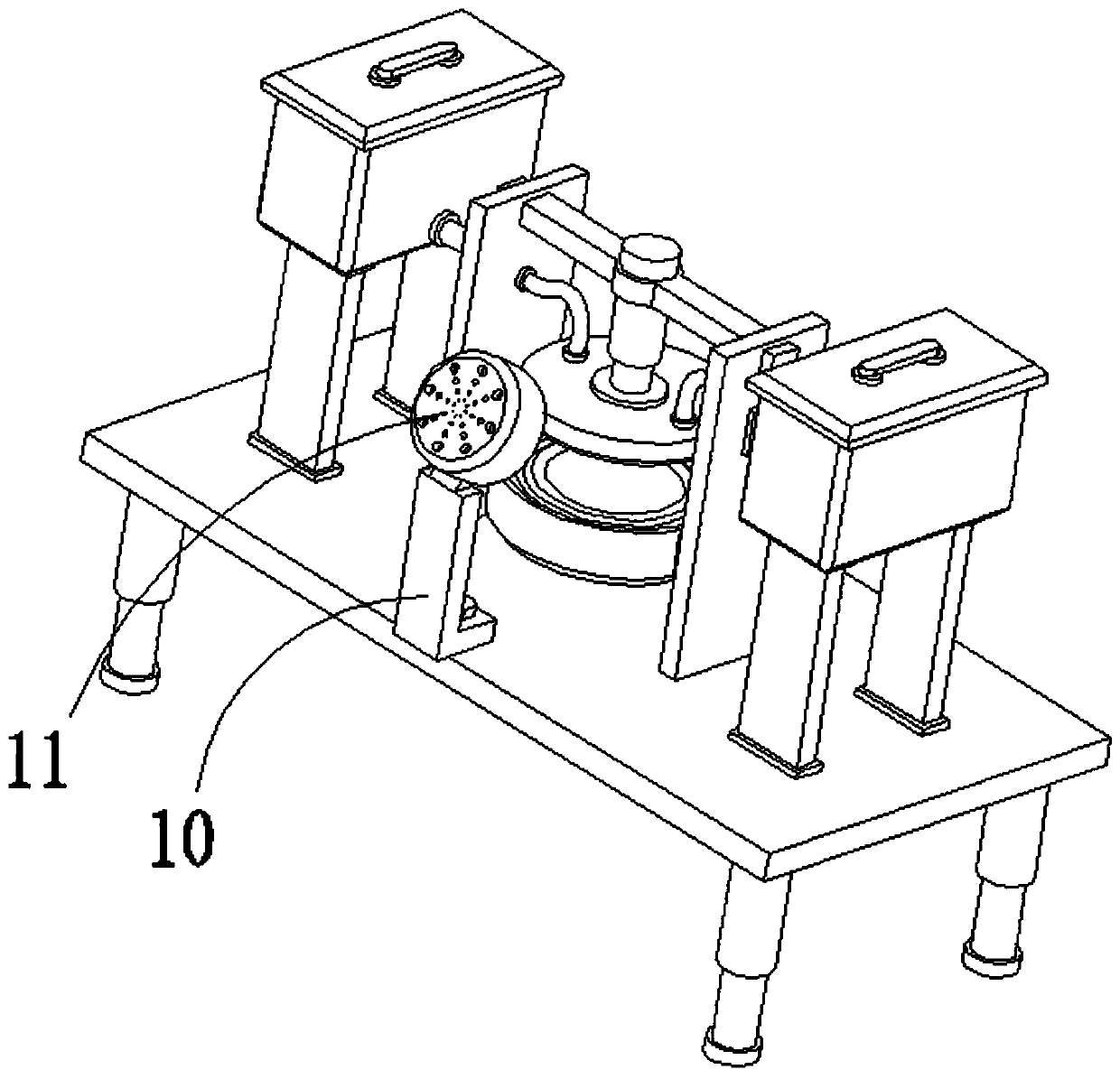 Loudspeaker accessory machining device