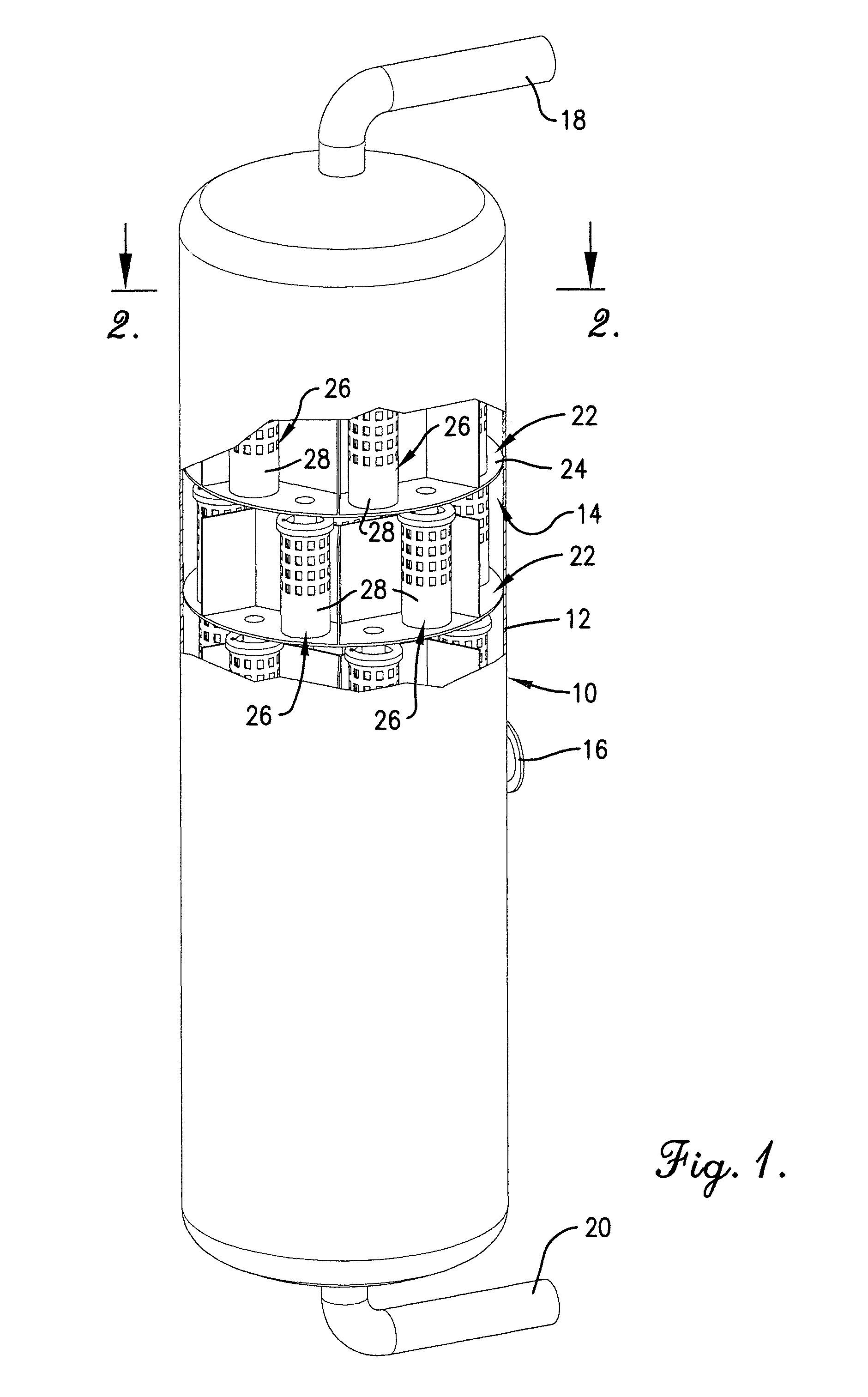 Contact tray and method employing same