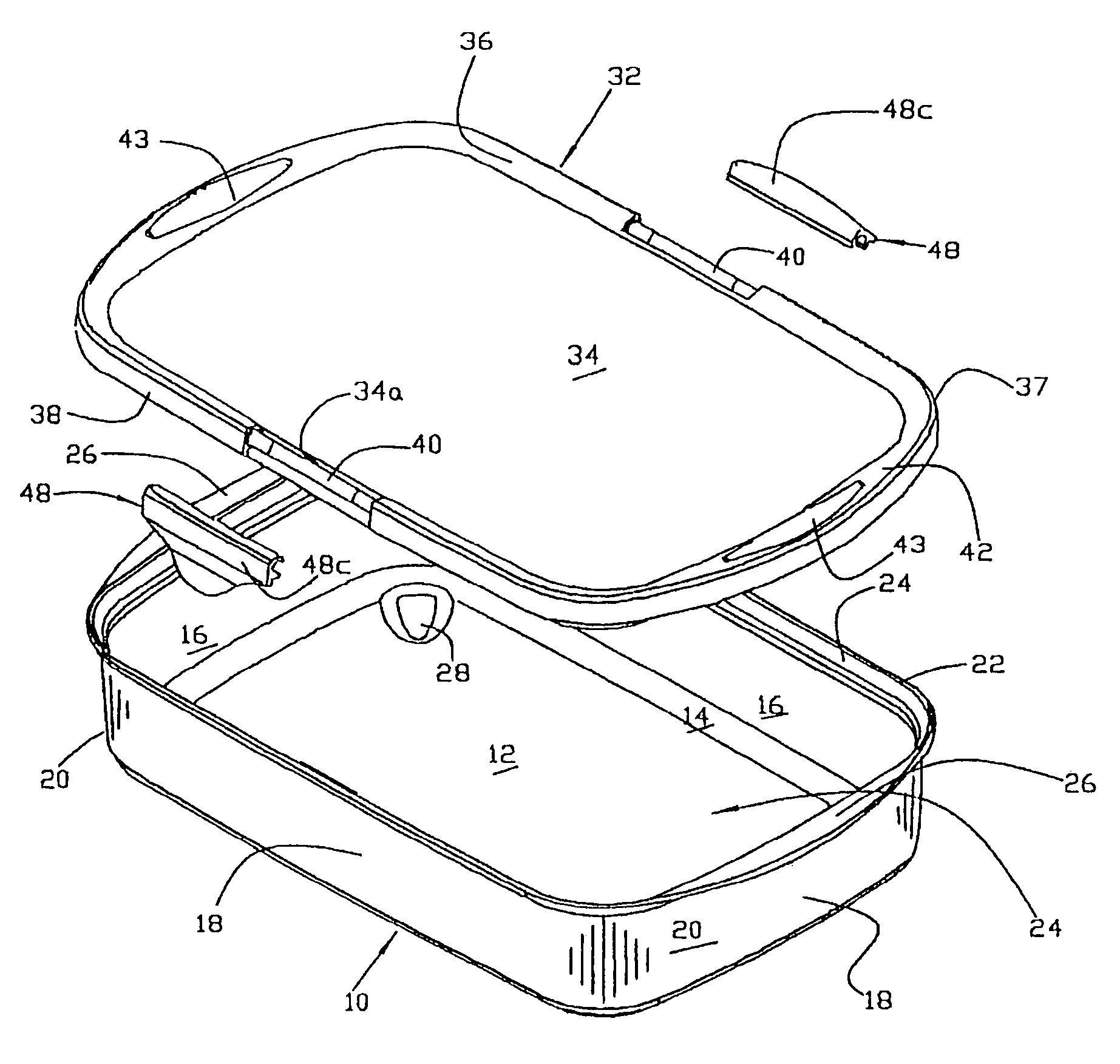 Container and sealing cover