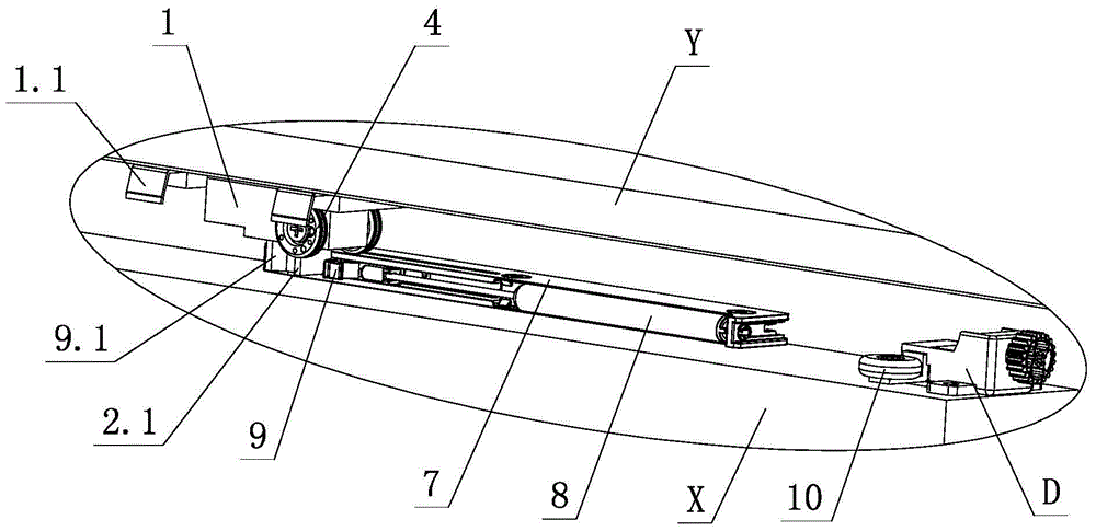 Anti-jump Stable Adjustment Structure for Furniture Sliding Doors