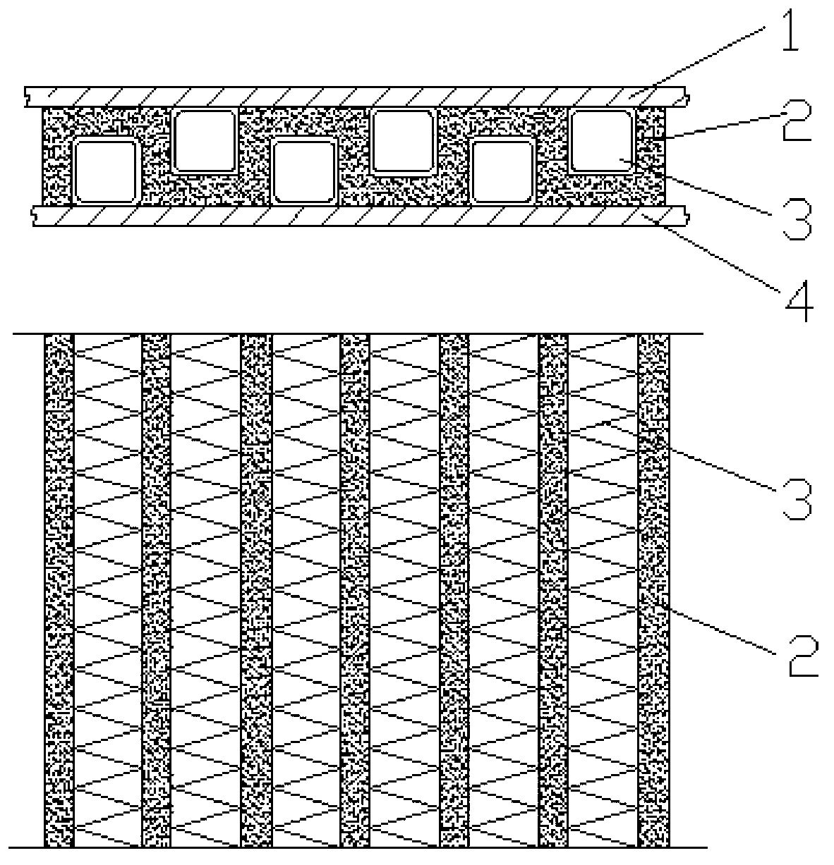 Flexible impact-resistant composite automobile body and production process thereof