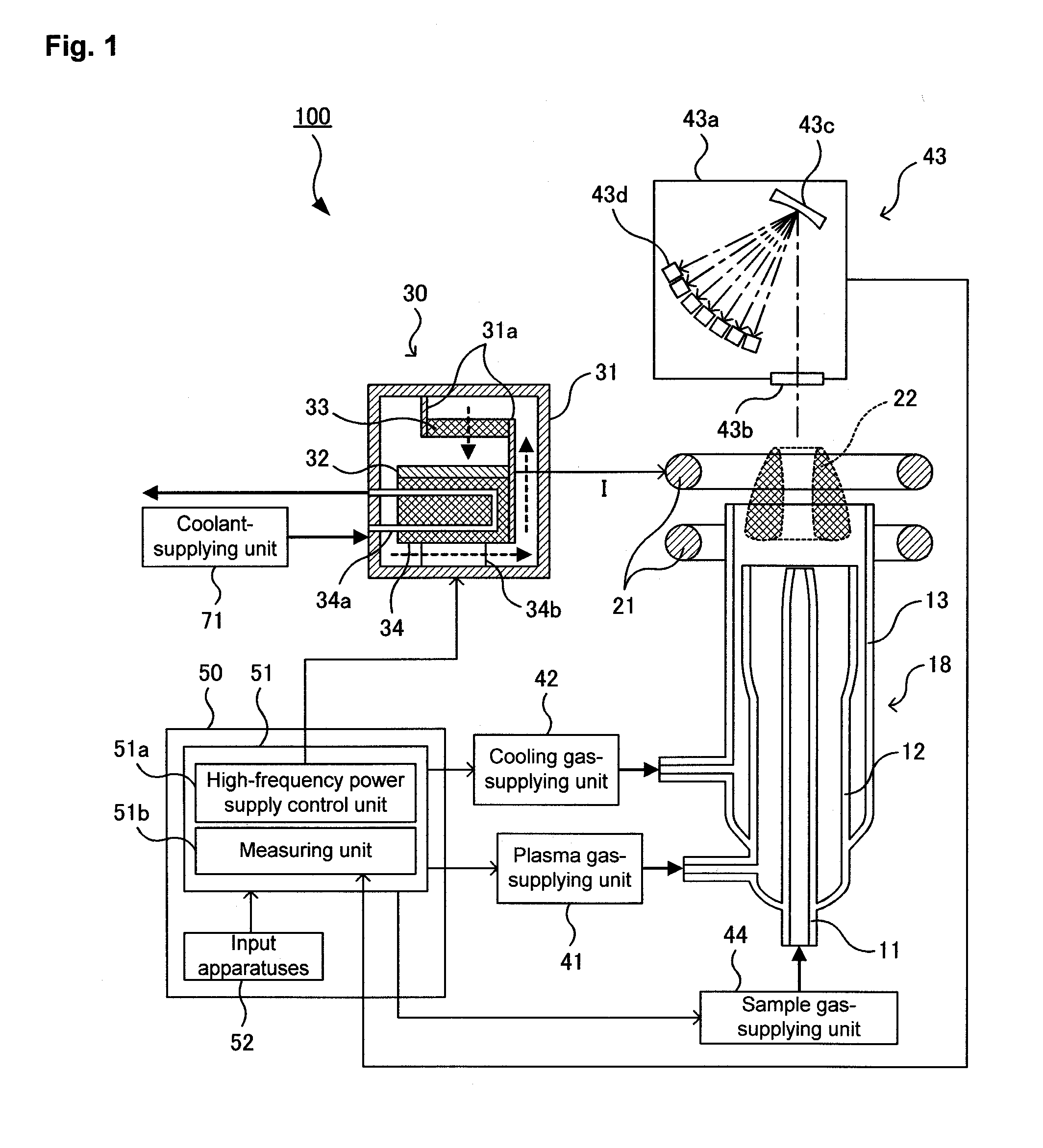 High-frequency power supply for plasma and icp optical emission spectrometer using the same