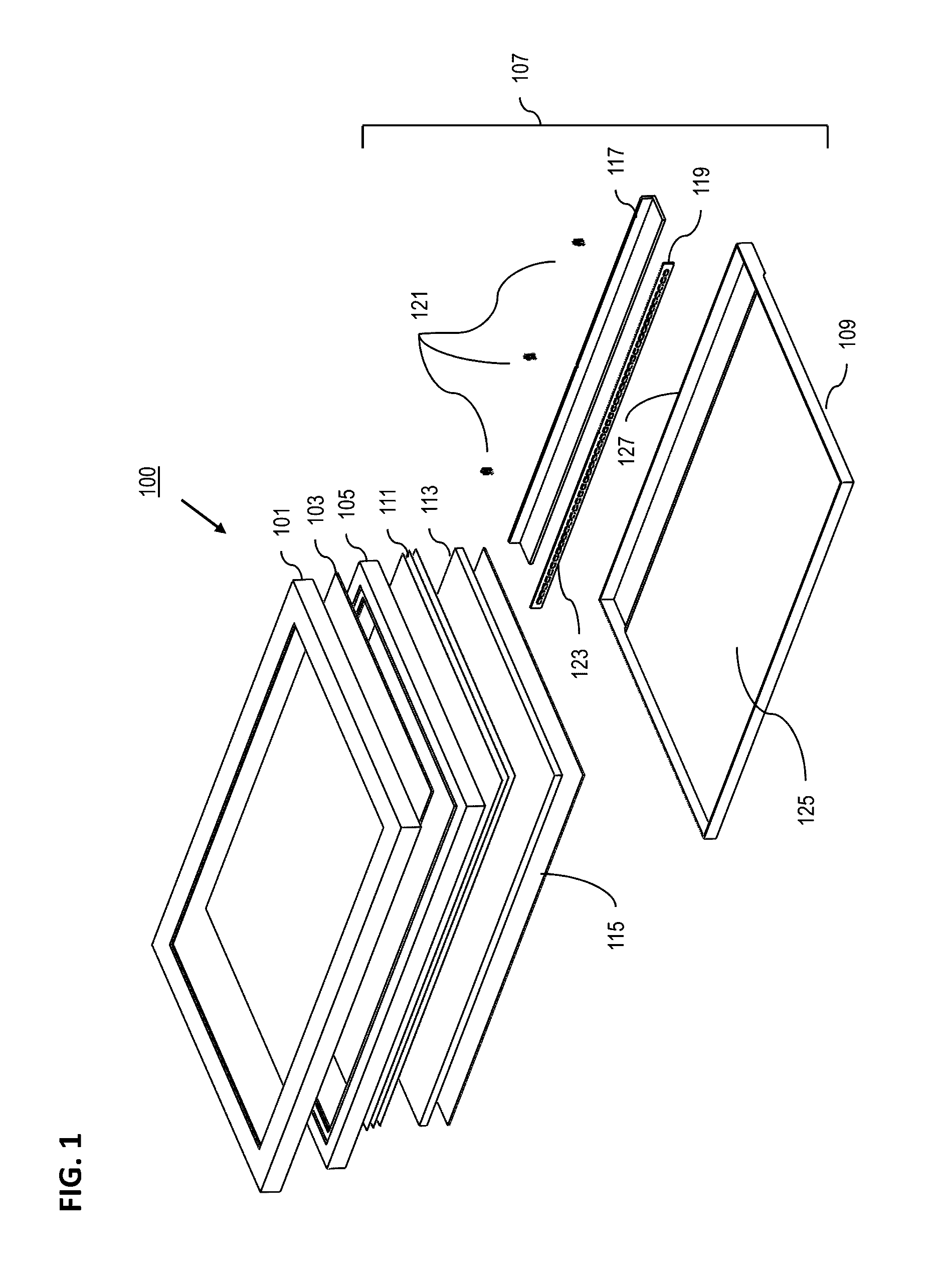 Backlight system for liquid crystal display devices