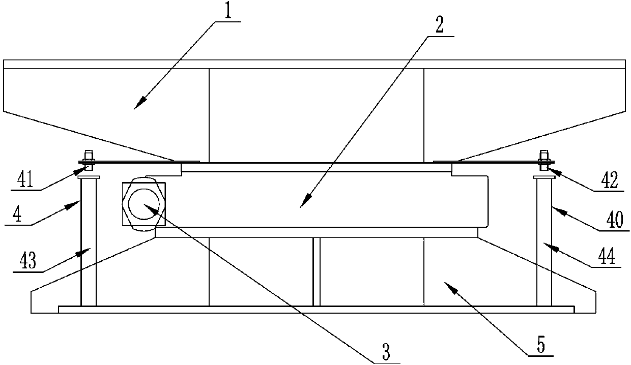 Rotating mechanism for automatic piling up device