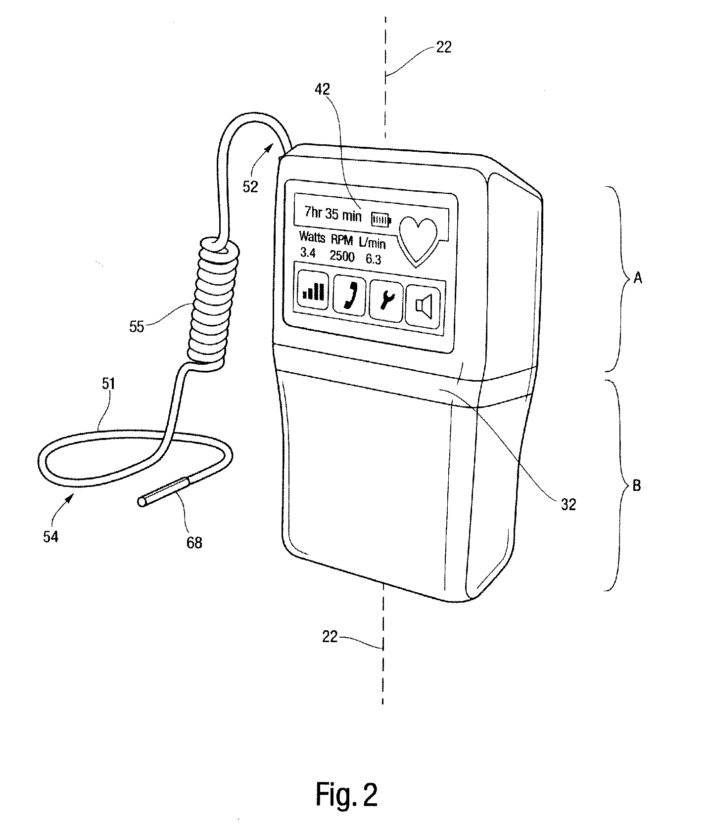 Controller and power source for implantable blood pump