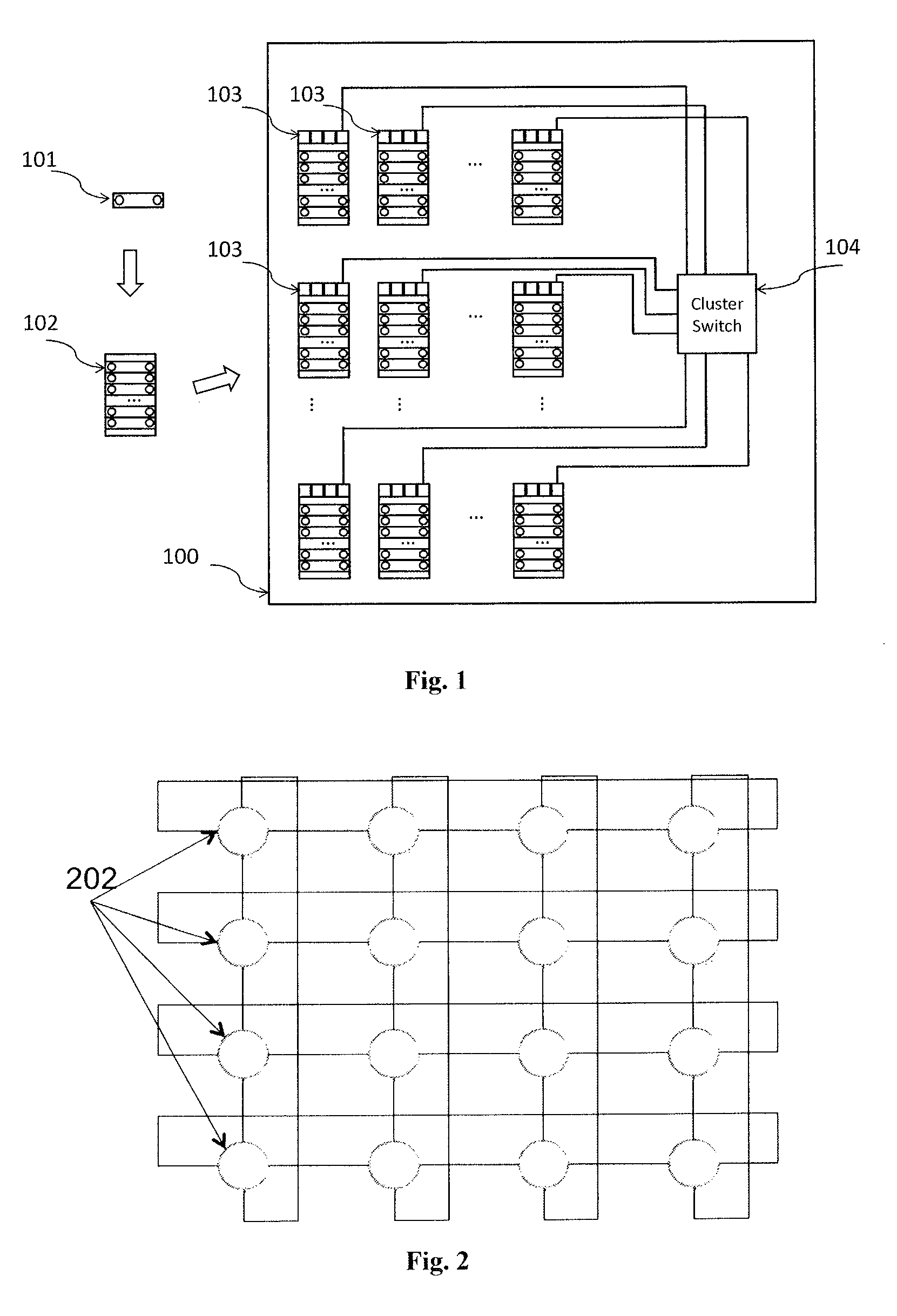 Method and apparatus for implementing a multi-dimensional optical circuit switching fabric