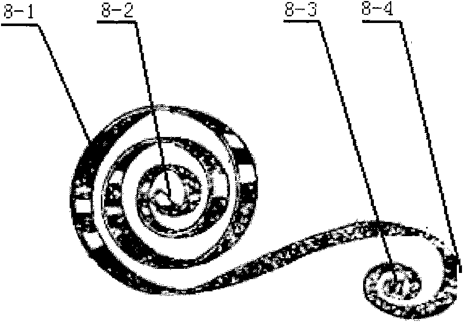 S-shaped spring of timer