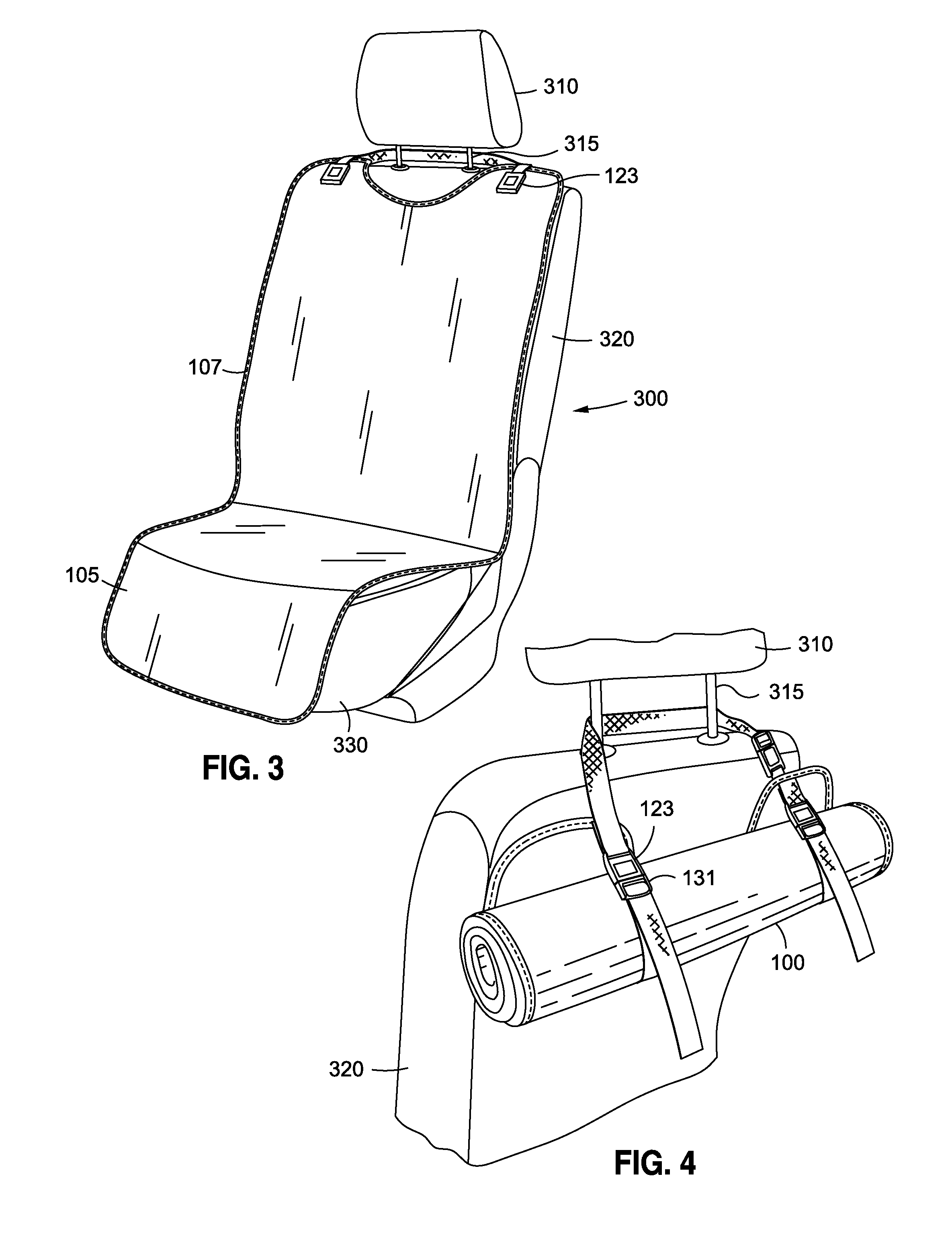Portable seat protector