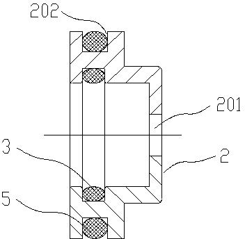 Air return valve for inner air return independent discharge spring braking air chamber