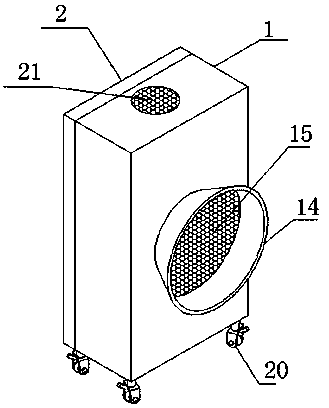 Air purification device of flourmill