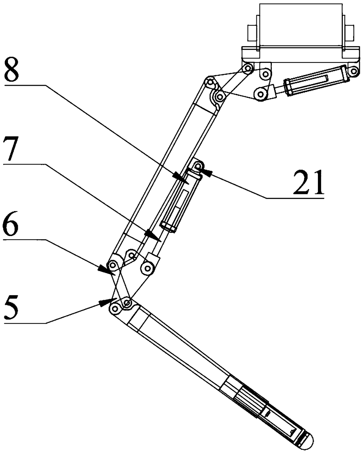 Quadruped robot and leg joint structure