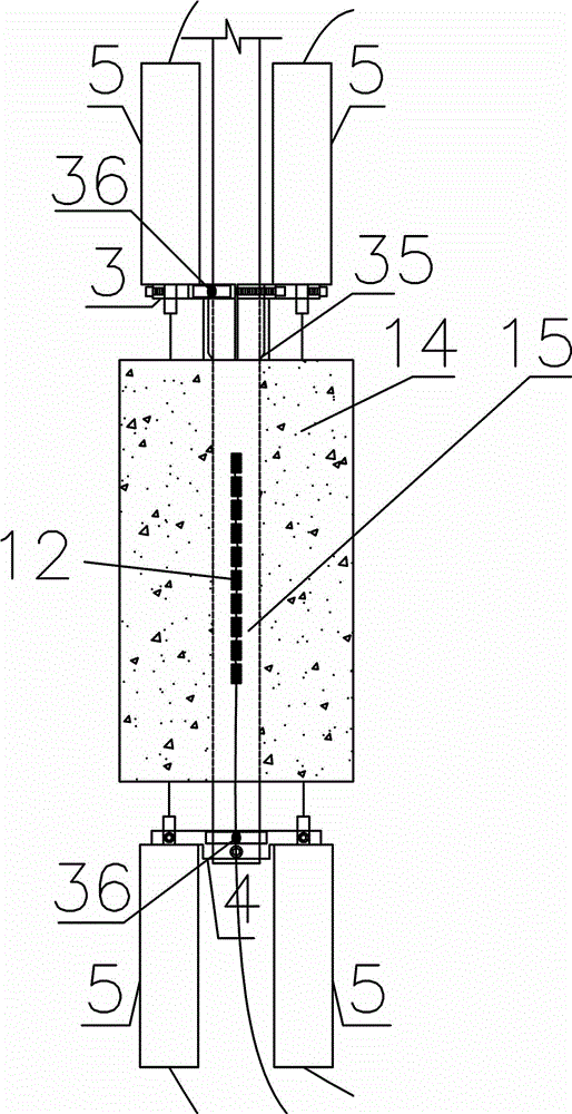 Self-balancing reinforced concrete bonding and anchoring performance test instrument