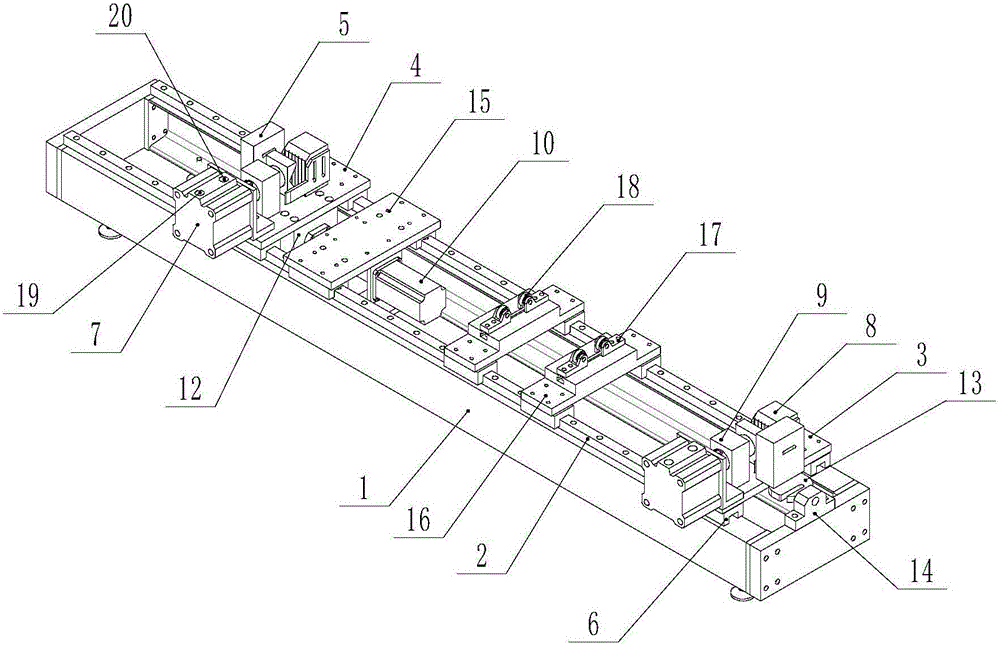 Method and device for measuring length of automobile transmission shaft under constant pressure