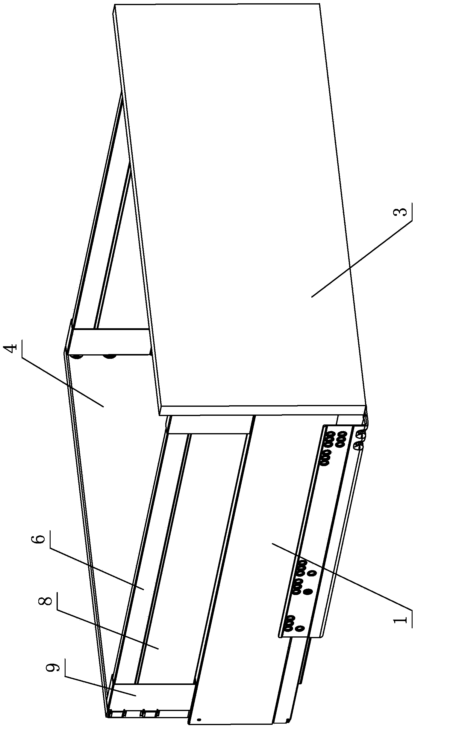 Side-plate heightening and noise reducing structure of drawer