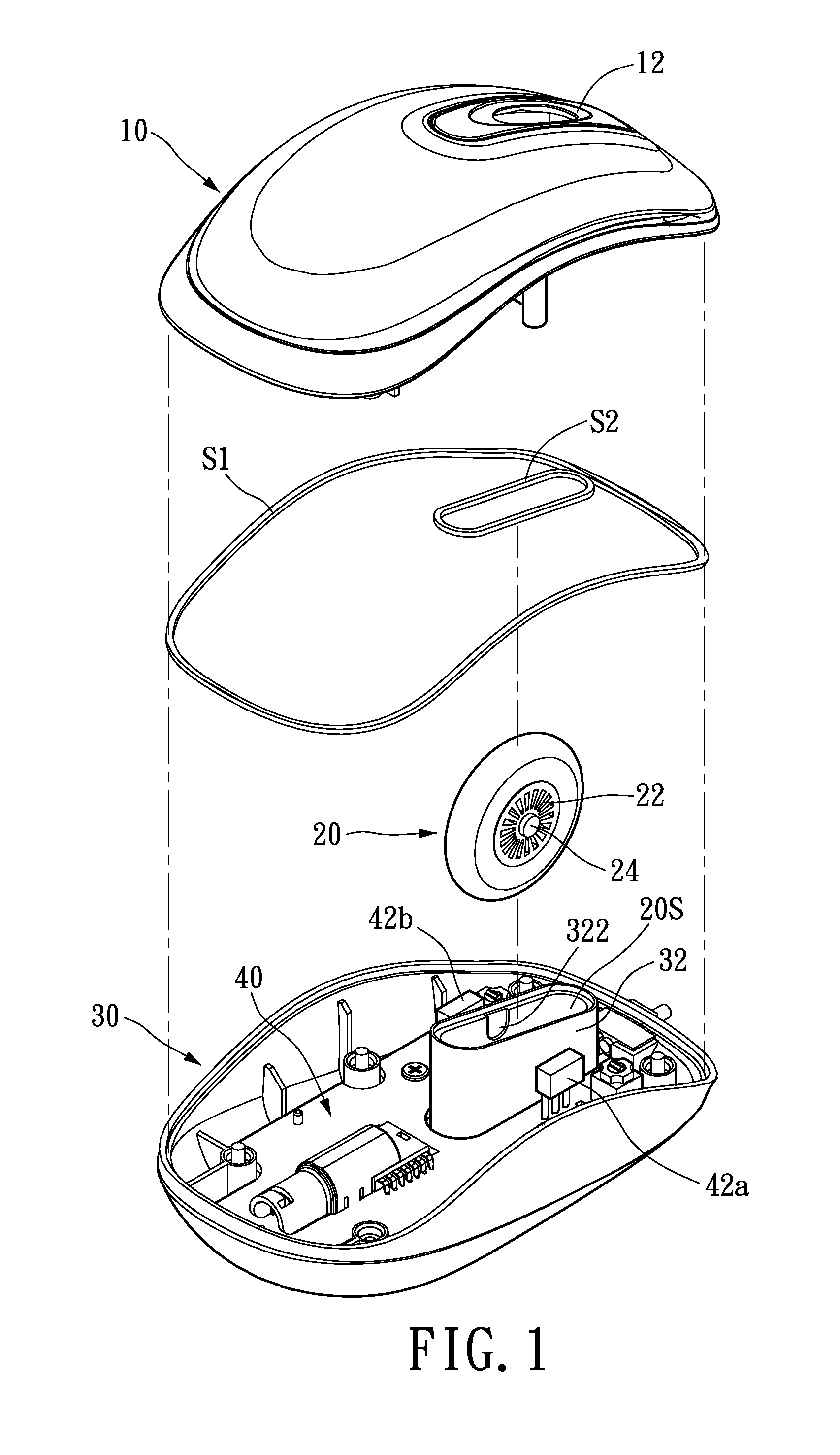 Waterproof computer mouse