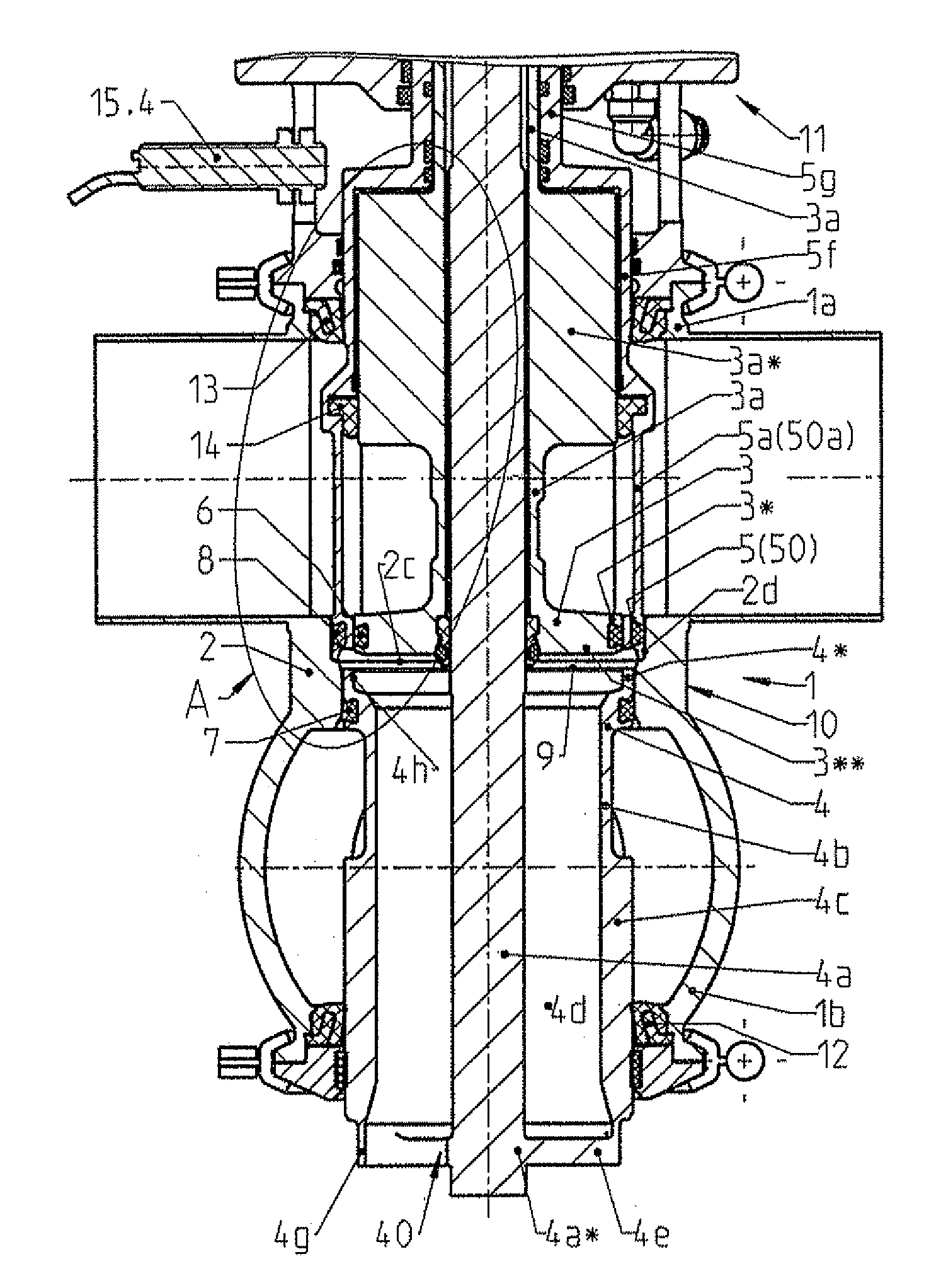 Seat cleaning-Capable Double -Seat Valve