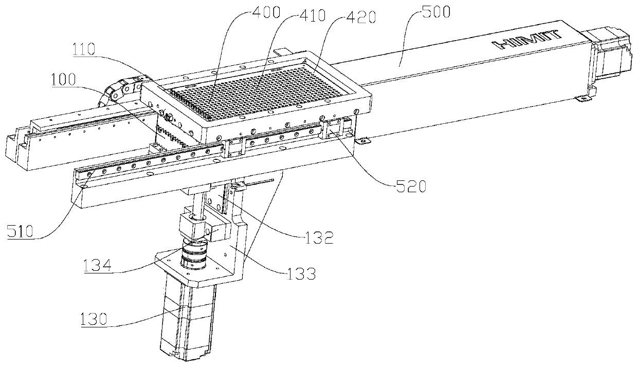 Center test head structure