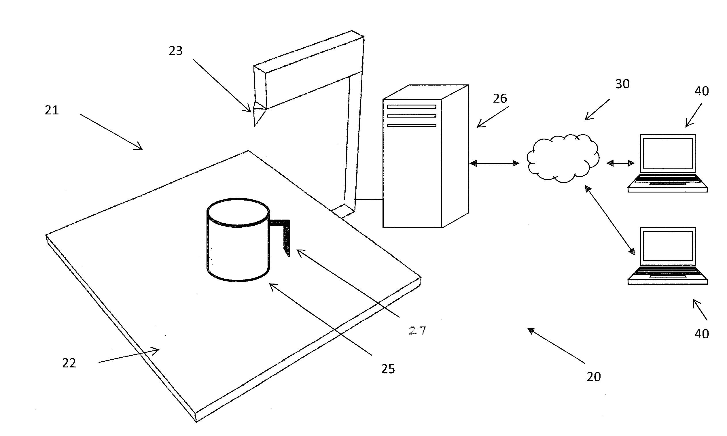 Method for visually augmenting a real object with a computer-generated image