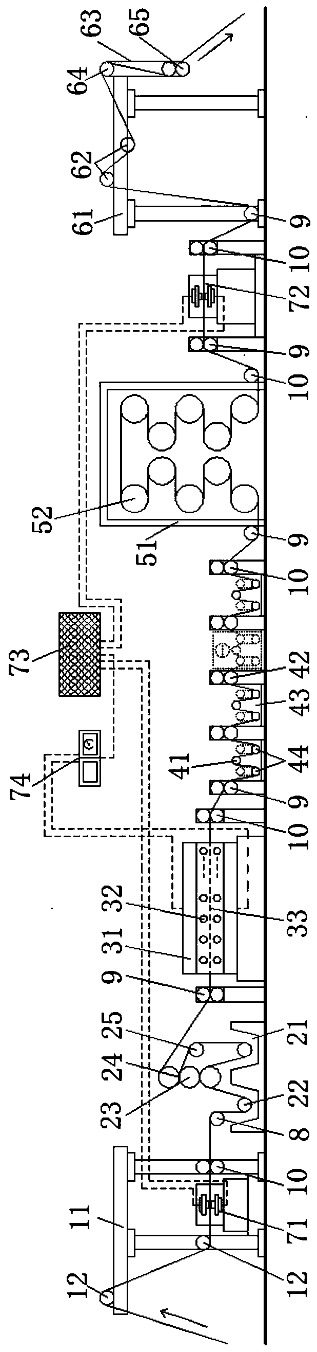 A continuous photocatalytic stripping machine with online measurement and control and its detection and control method